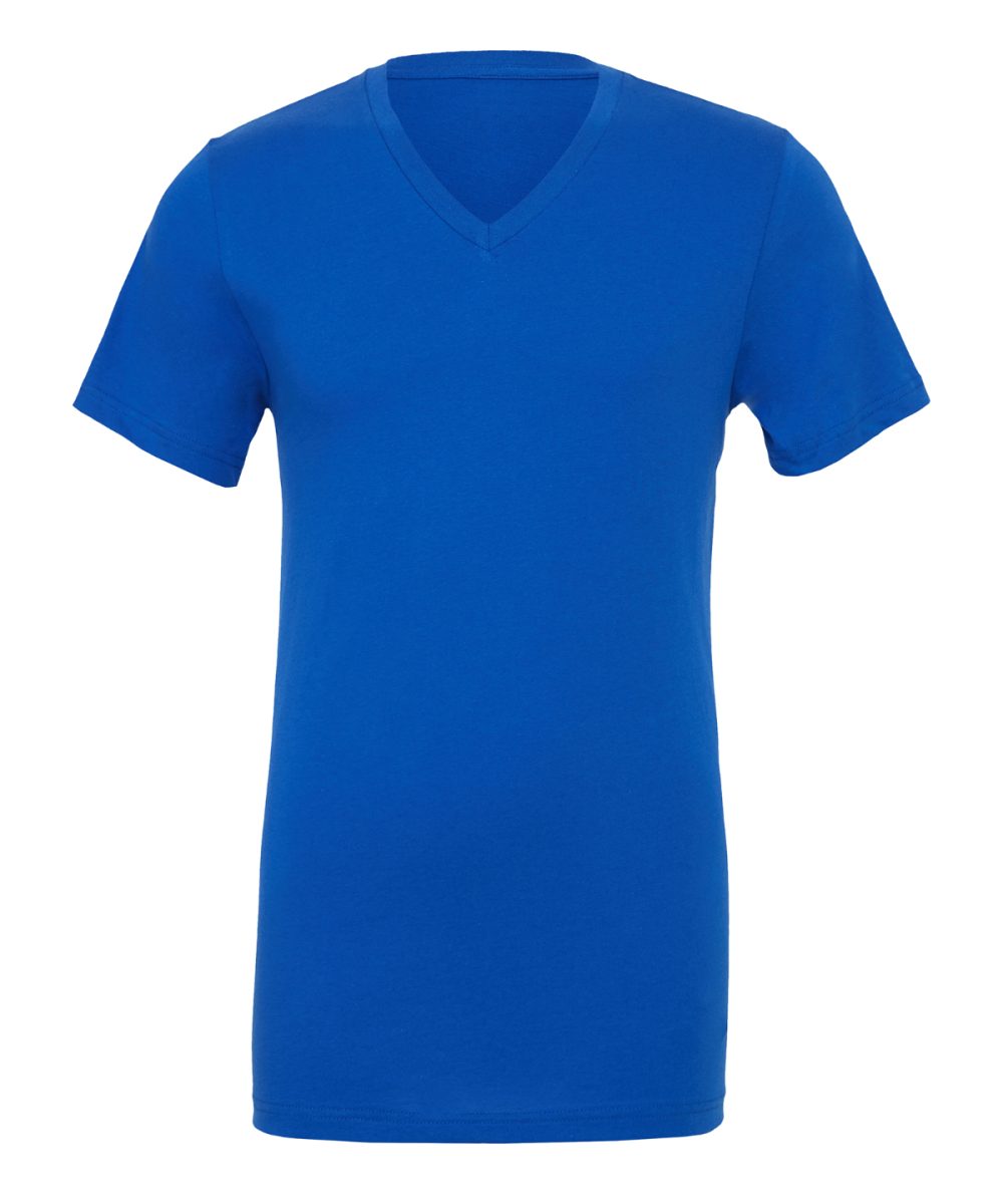 True Royal Unisex Jersey v-neck t-shirt