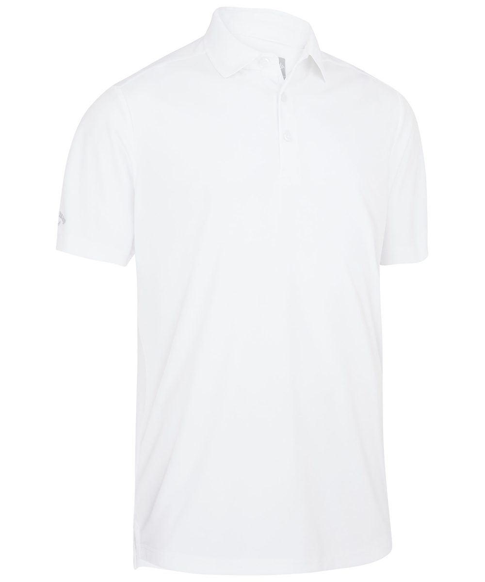 Bright White Tournament polo