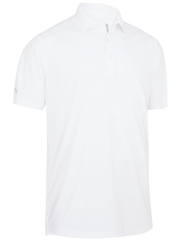 Bright White Tournament polo