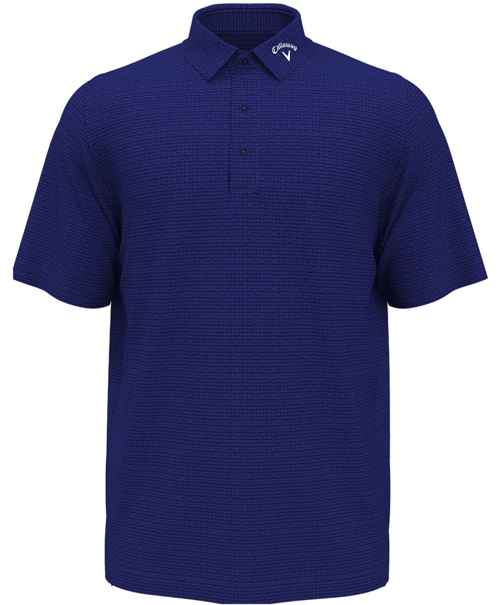 Peacoat Classic jacquard polo