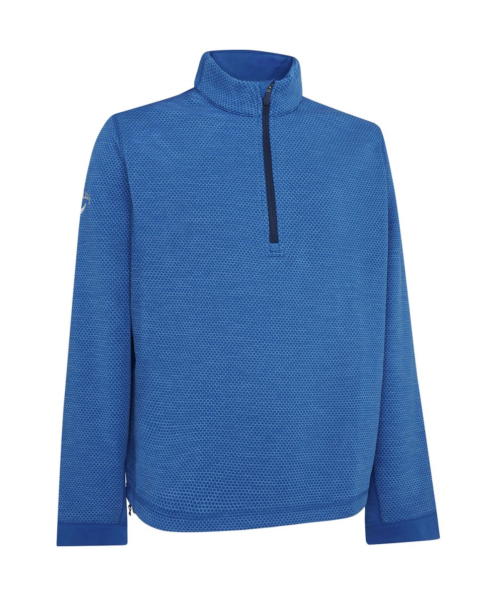 Galaxy Blue Heather Hex fleece