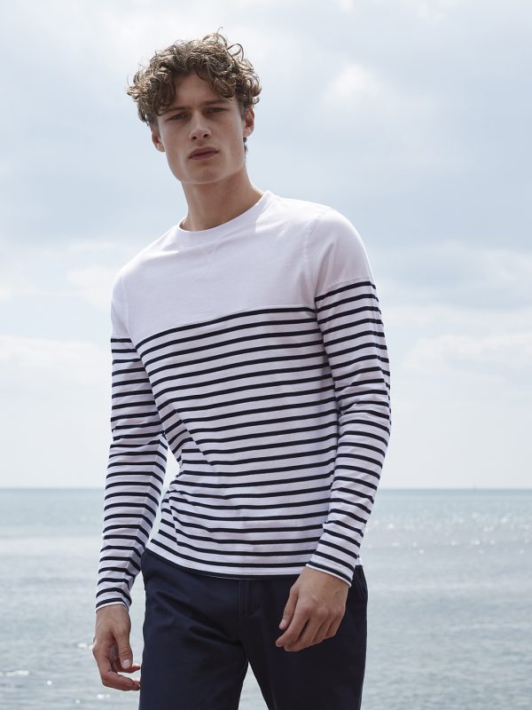 Long sleeve Breton striped T