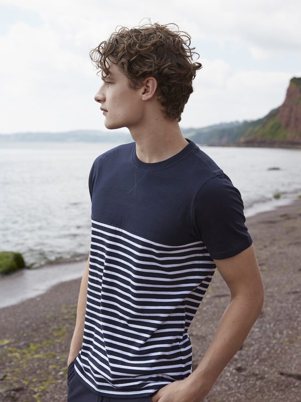 Short-sleeved Breton T