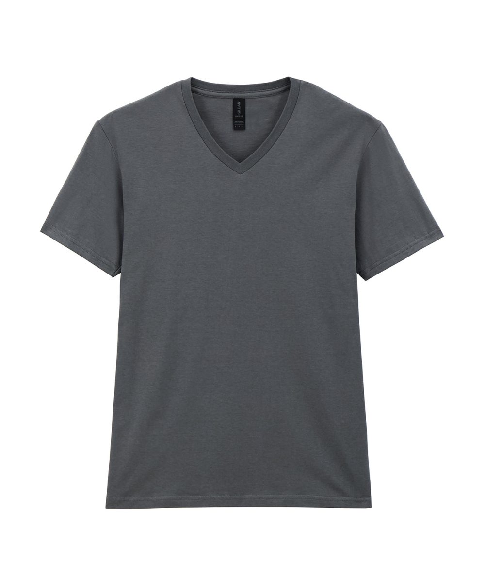 Charcoal Softstyle™ v-neck t-shirt