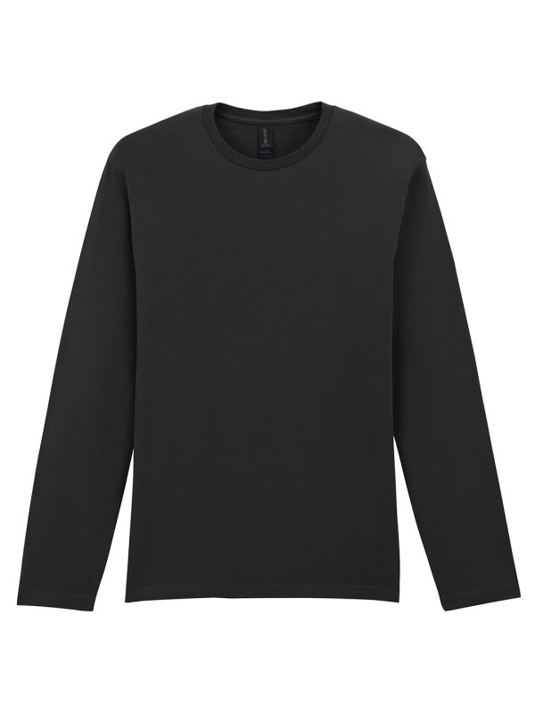 Black* Softstyle™ long sleeve t-shirt