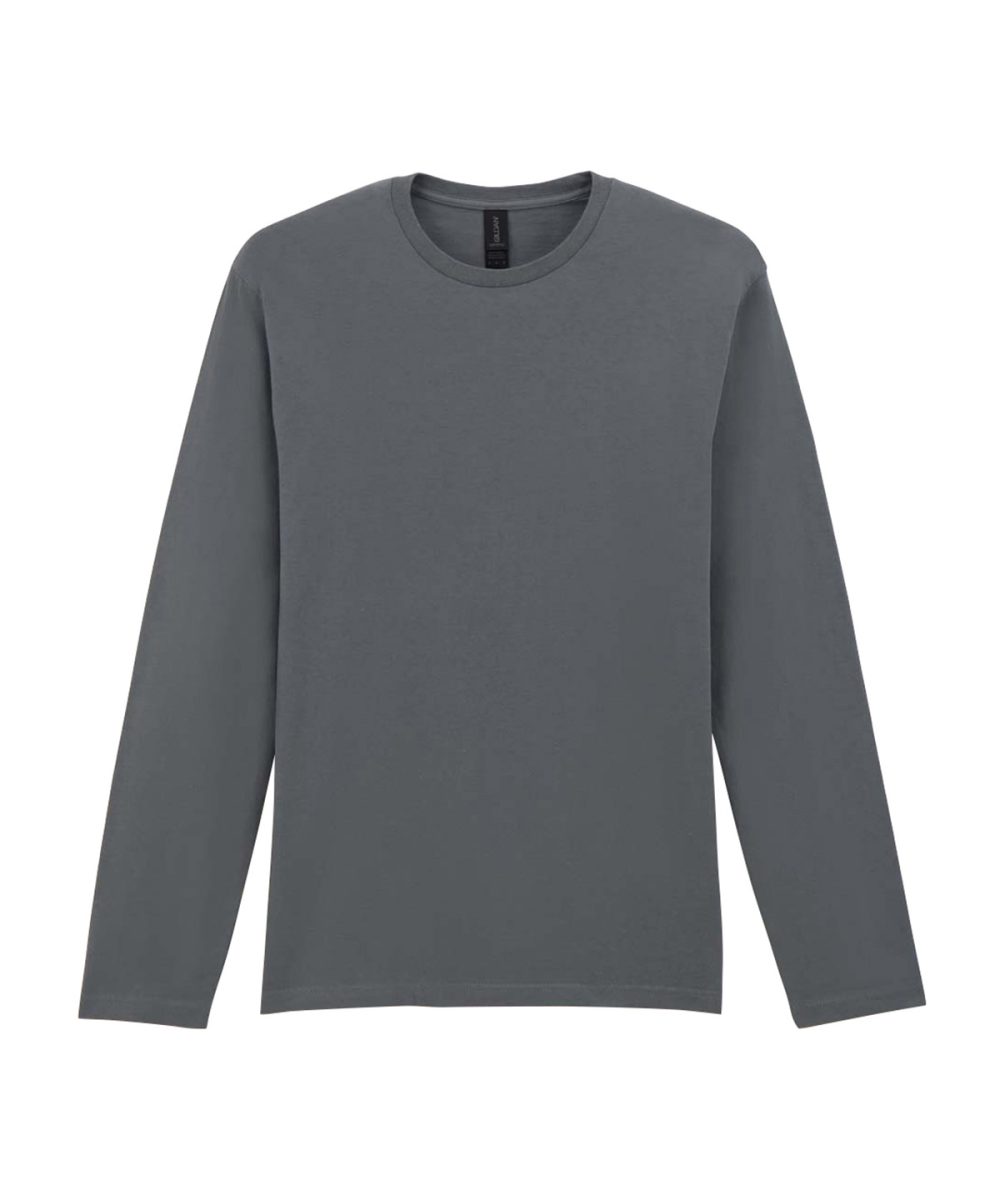 Charcoal* Softstyle™ long sleeve t-shirt