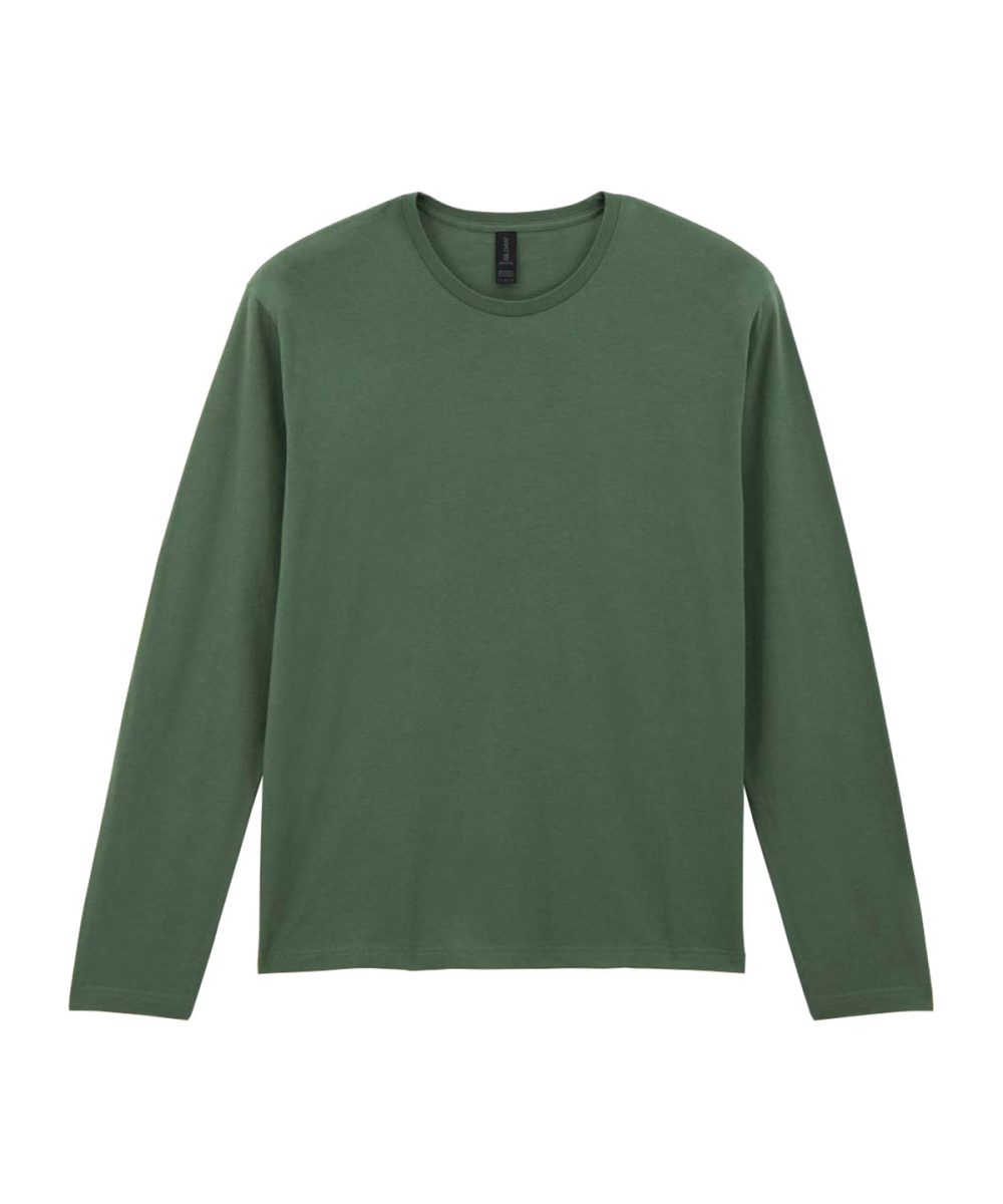 Military Green* Softstyle™ long sleeve t-shirt