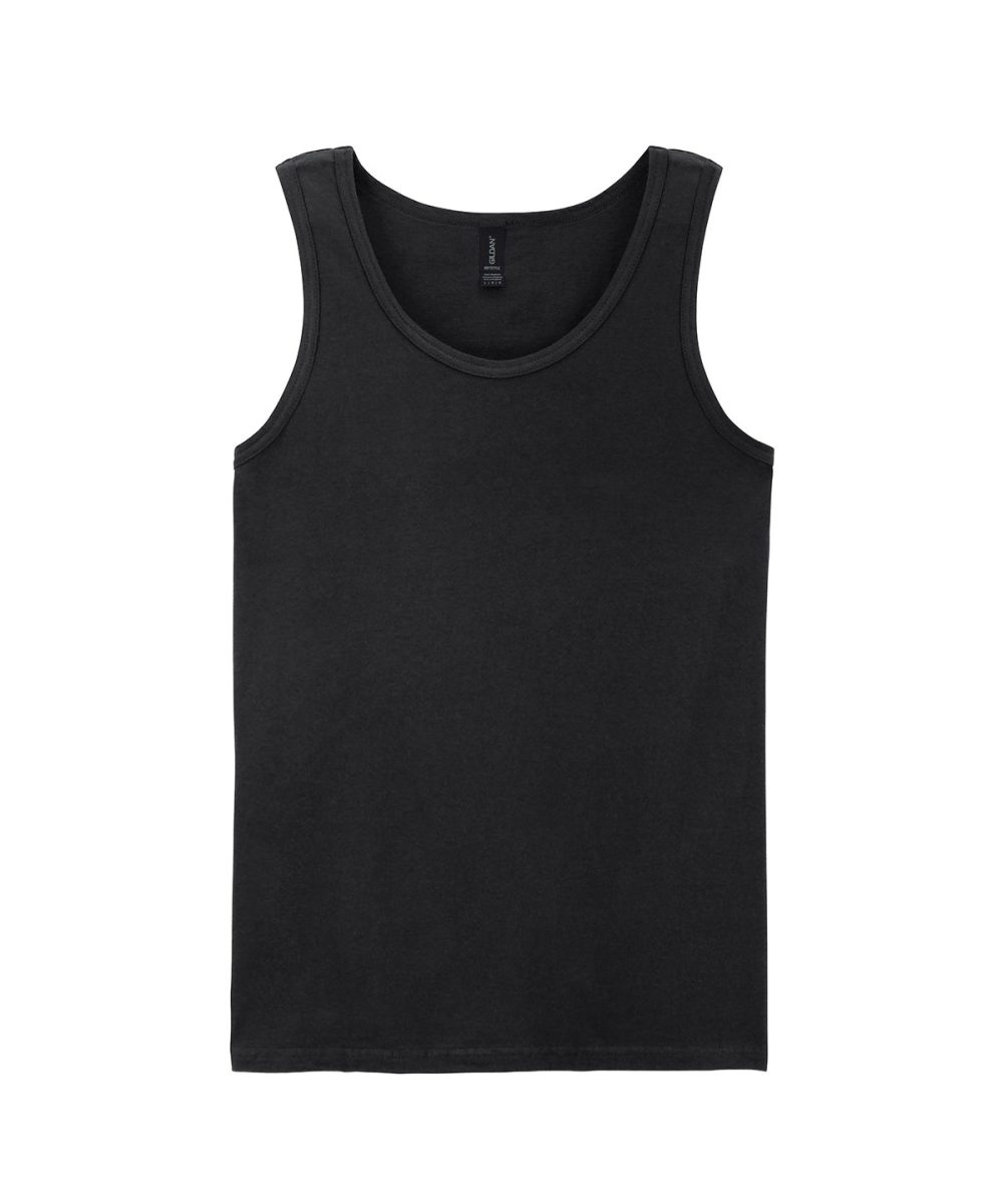 Black Softstyle™ adult tank top