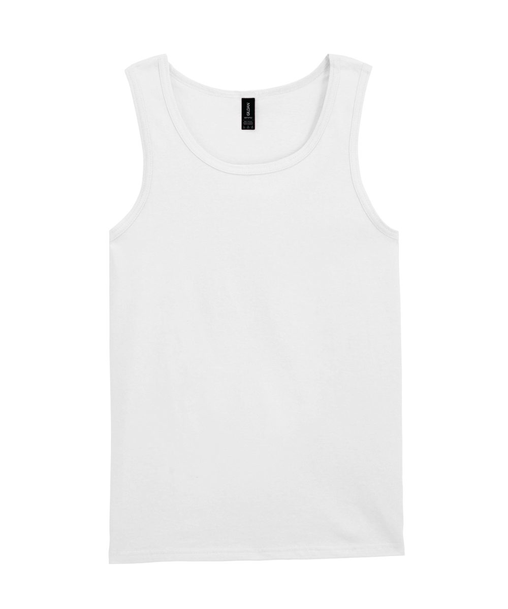 White Softstyle™ adult tank top