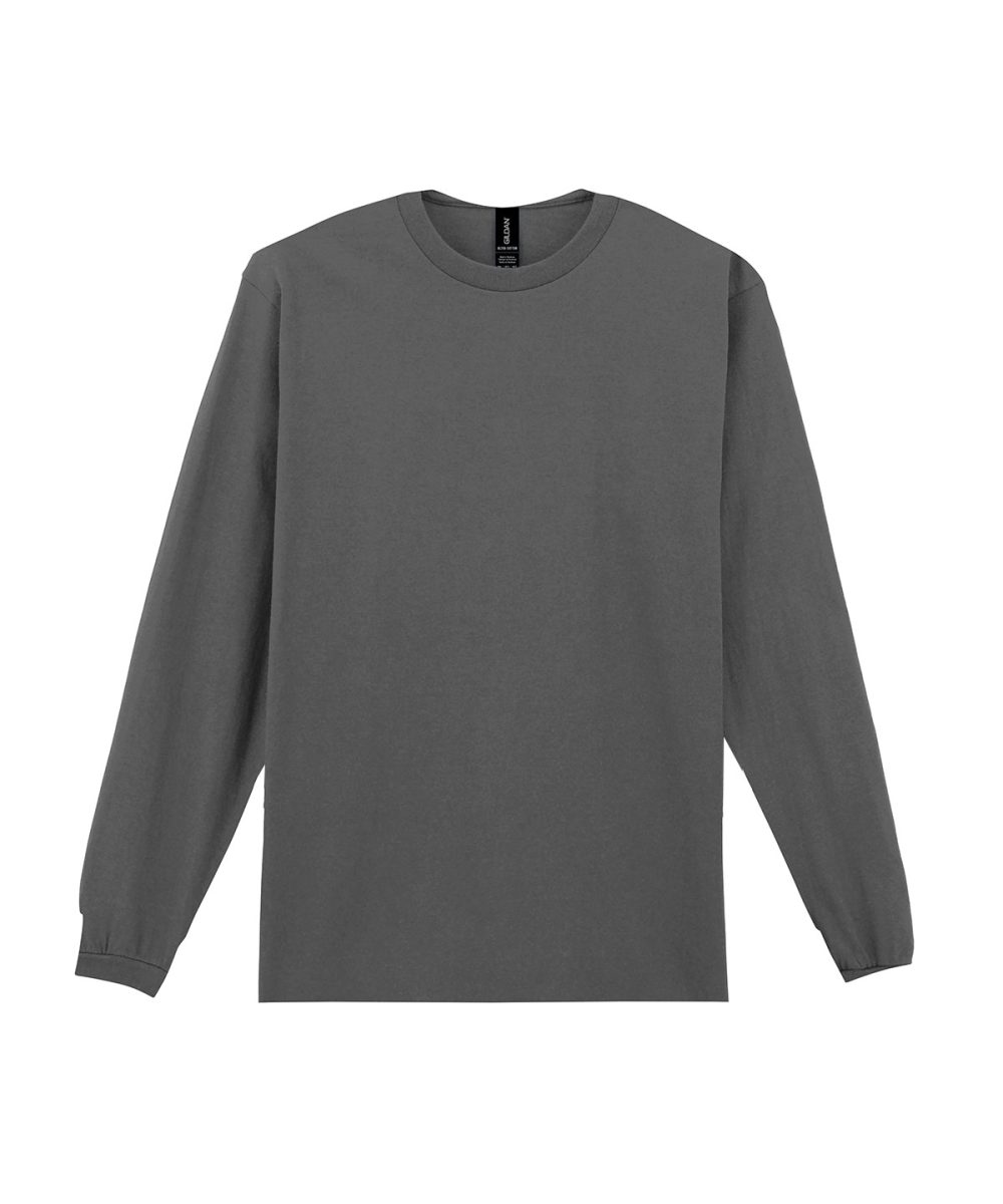 Charcoal*† Ultra Cotton™ adult long sleeve t-shirt