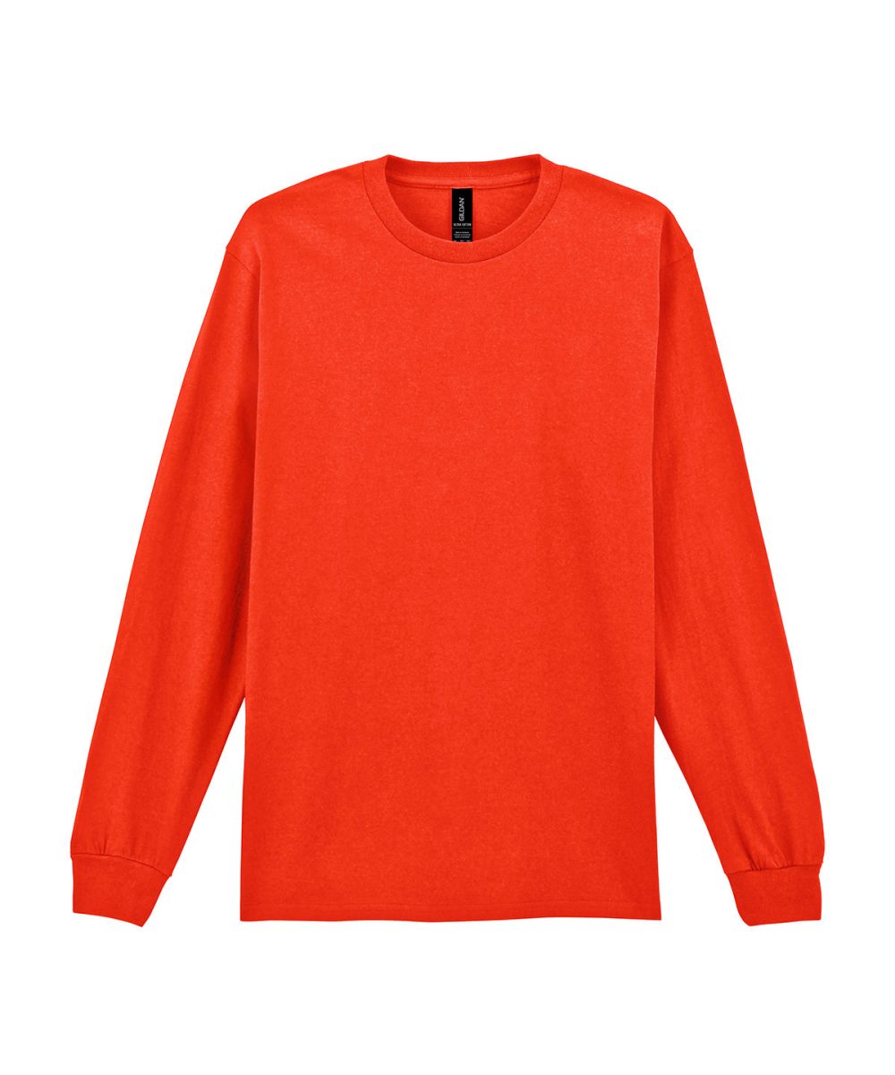 Orange*† Ultra Cotton™ adult long sleeve t-shirt