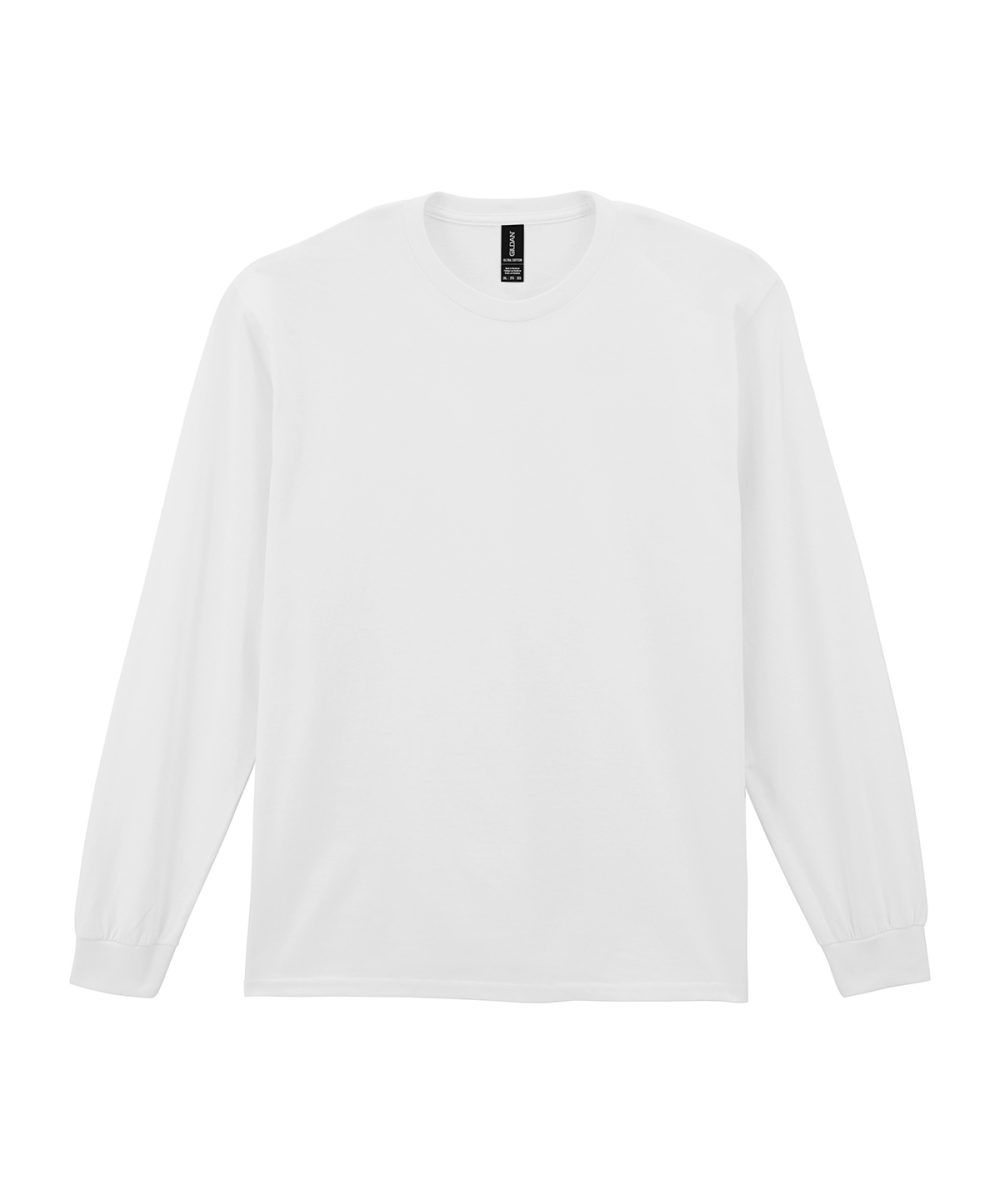 White*† Ultra Cotton™ adult long sleeve t-shirt