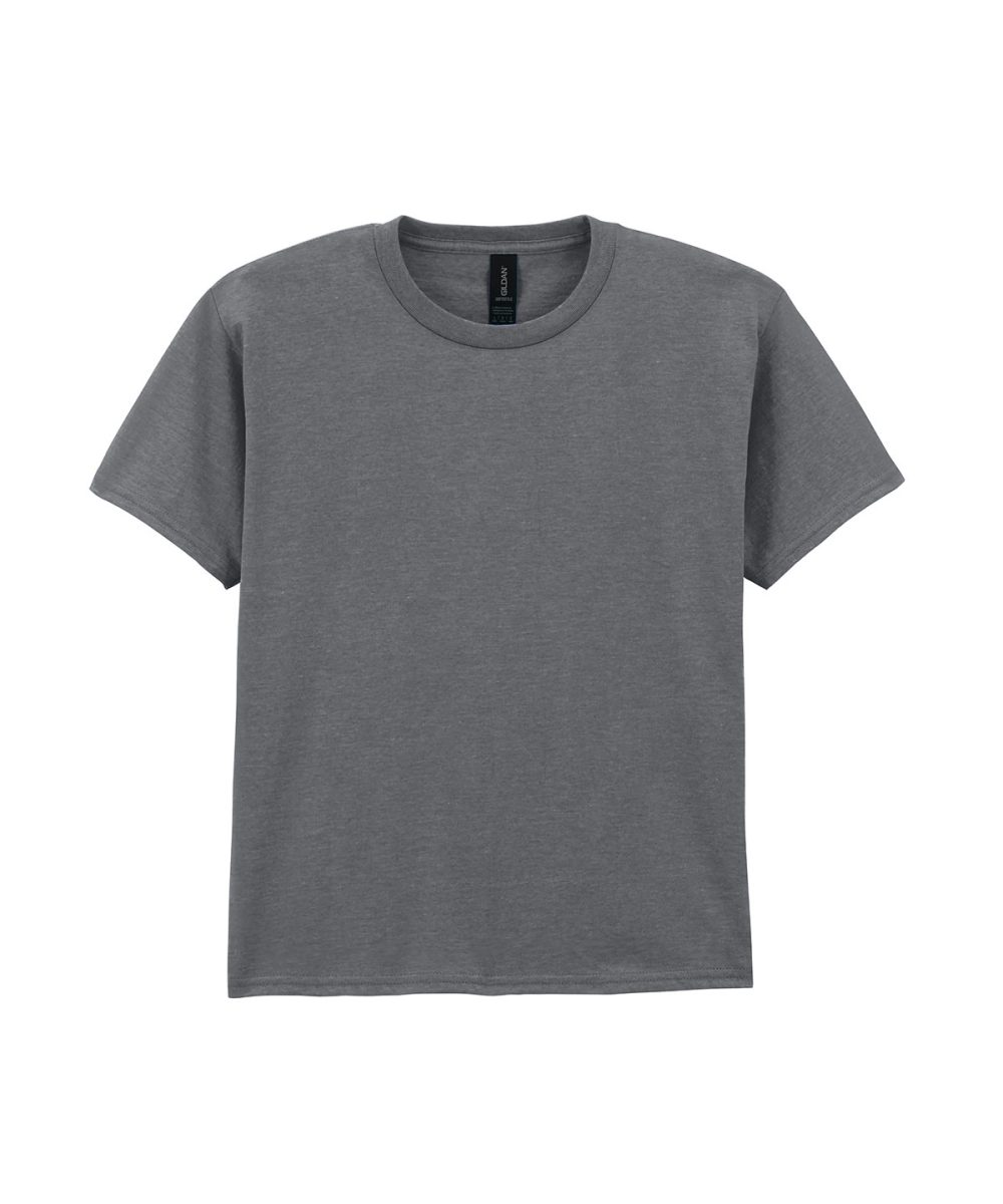 Graphite Heather Softstyle™ youth ringspun t-shirt