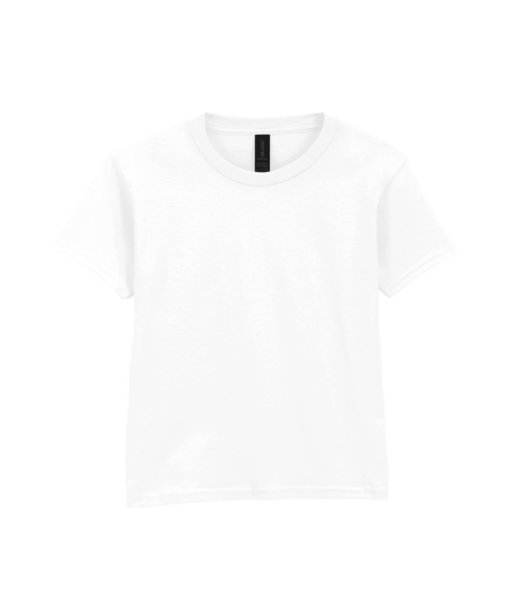 White Softstyle™ youth ringspun t-shirt