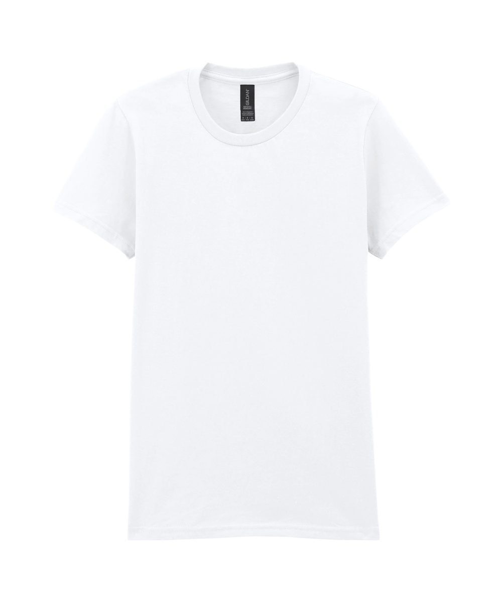 White Softstyle™ midweight women’s t-shirt