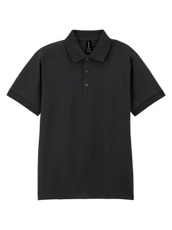 Black DryBlend® Jersey knit polo