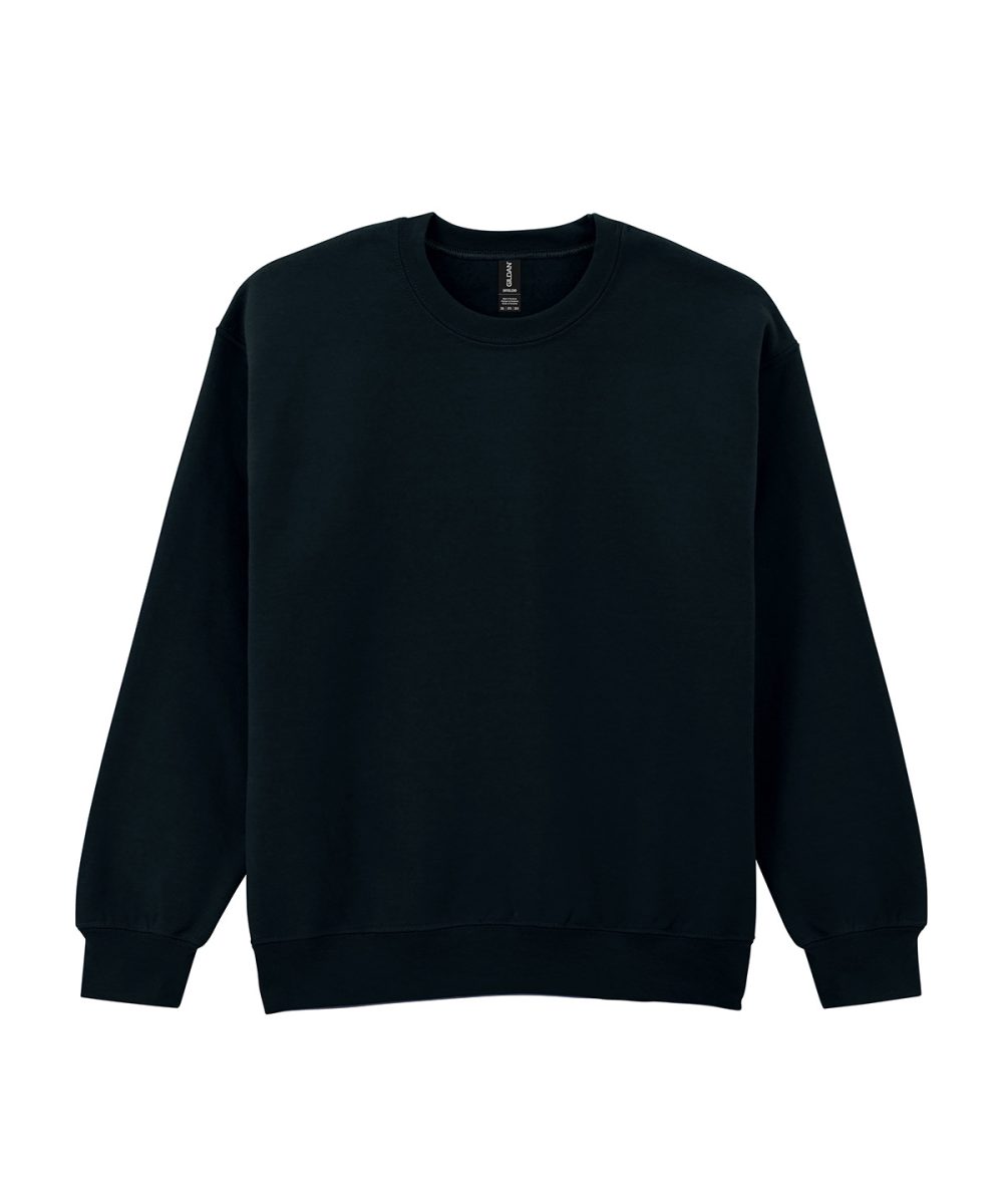 Black DryBlend® adult crew neck sweatshirt