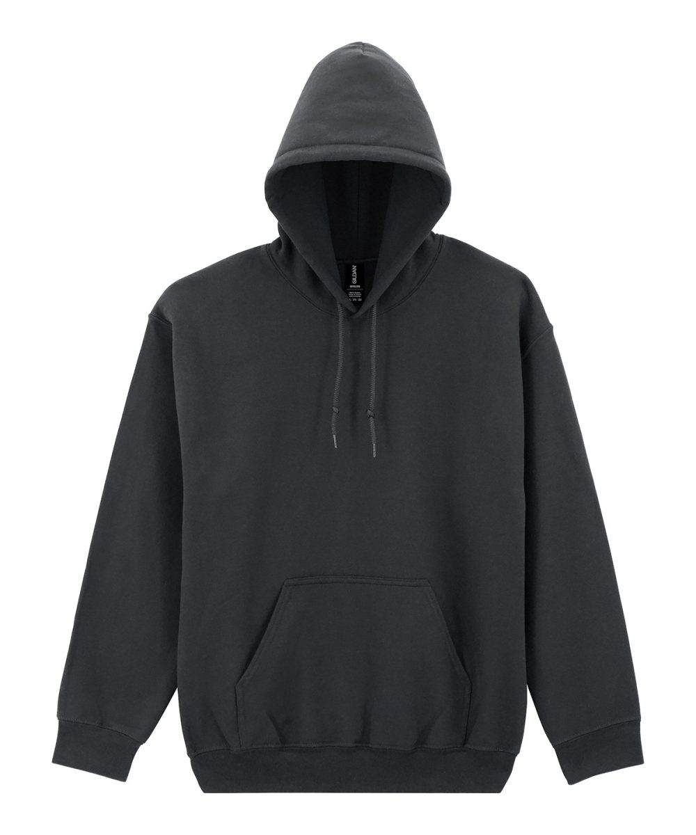 Black DryBlend® adult hooded sweatshirt