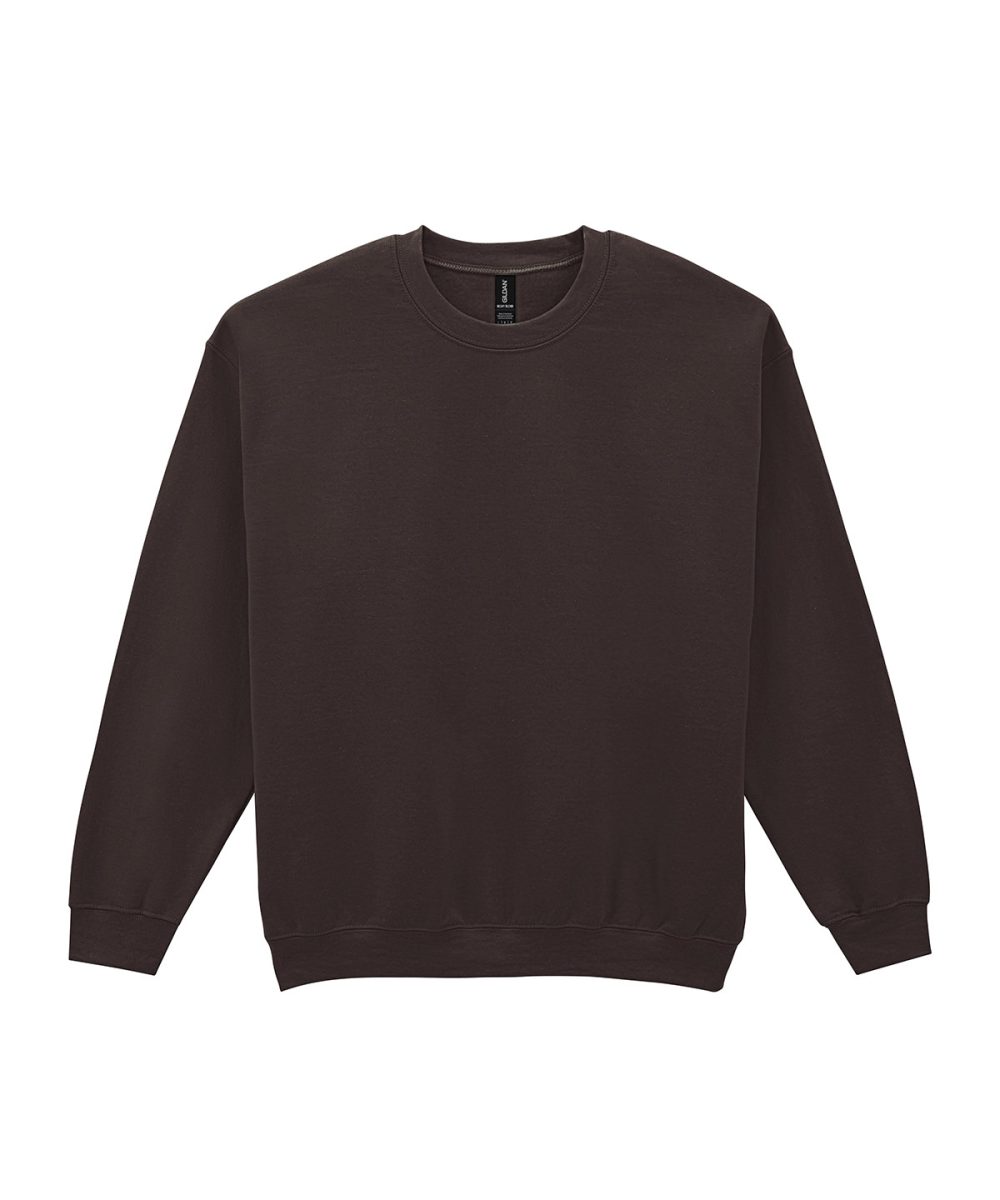 Dark Chocolate* Heavy Blend™ adult crew neck sweatshirt