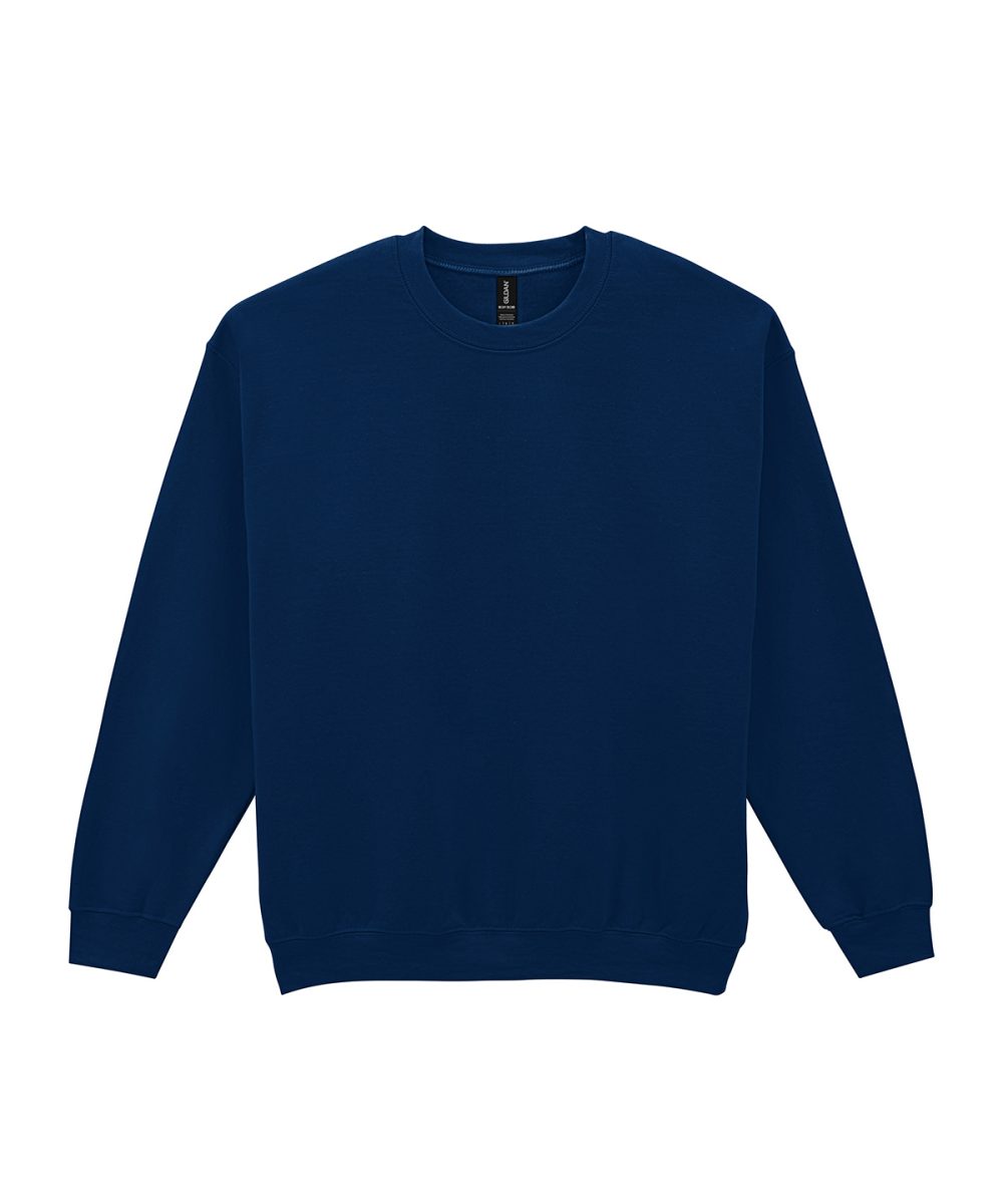 Navy*† Heavy Blend™ adult crew neck sweatshirt