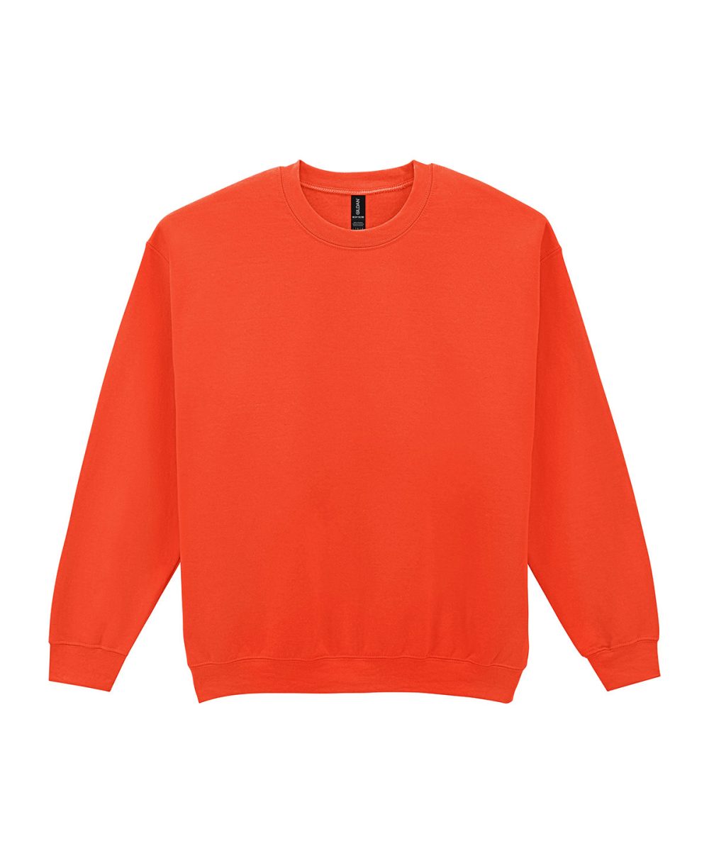 Orange* Heavy Blend™ adult crew neck sweatshirt