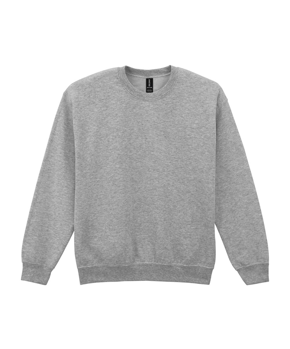 Sport Grey*† Heavy Blend™ adult crew neck sweatshirt