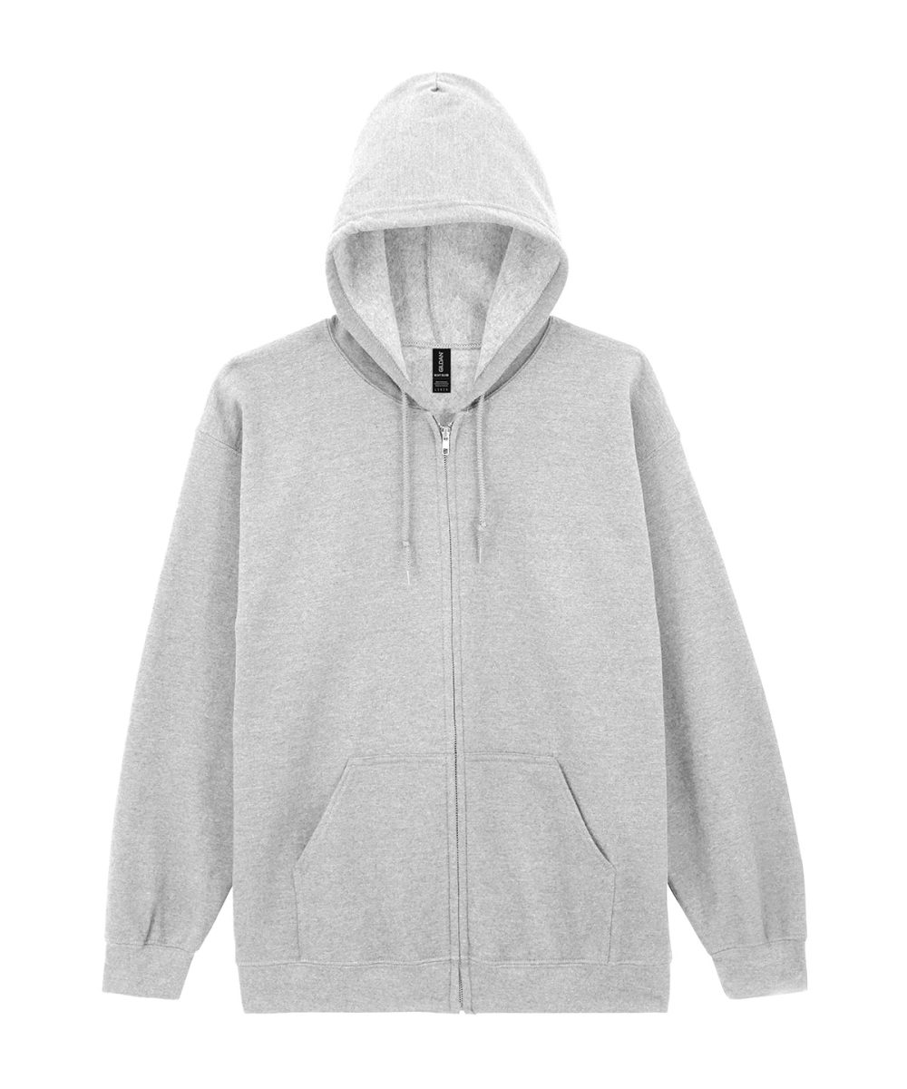 Ash* Heavy Blend™  full zip hooded sweatshirt