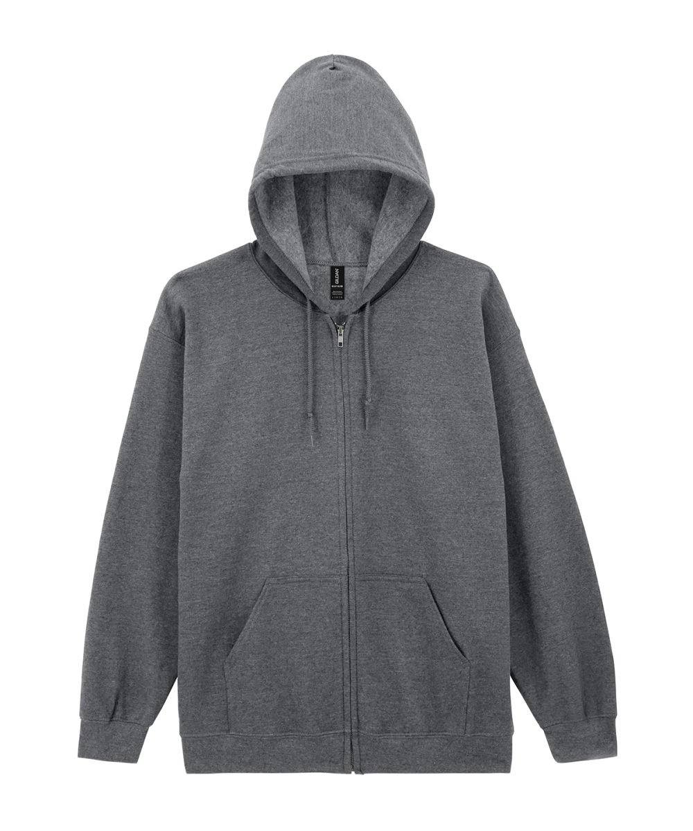 Graphite Heather* Heavy Blend™  full zip hooded sweatshirt