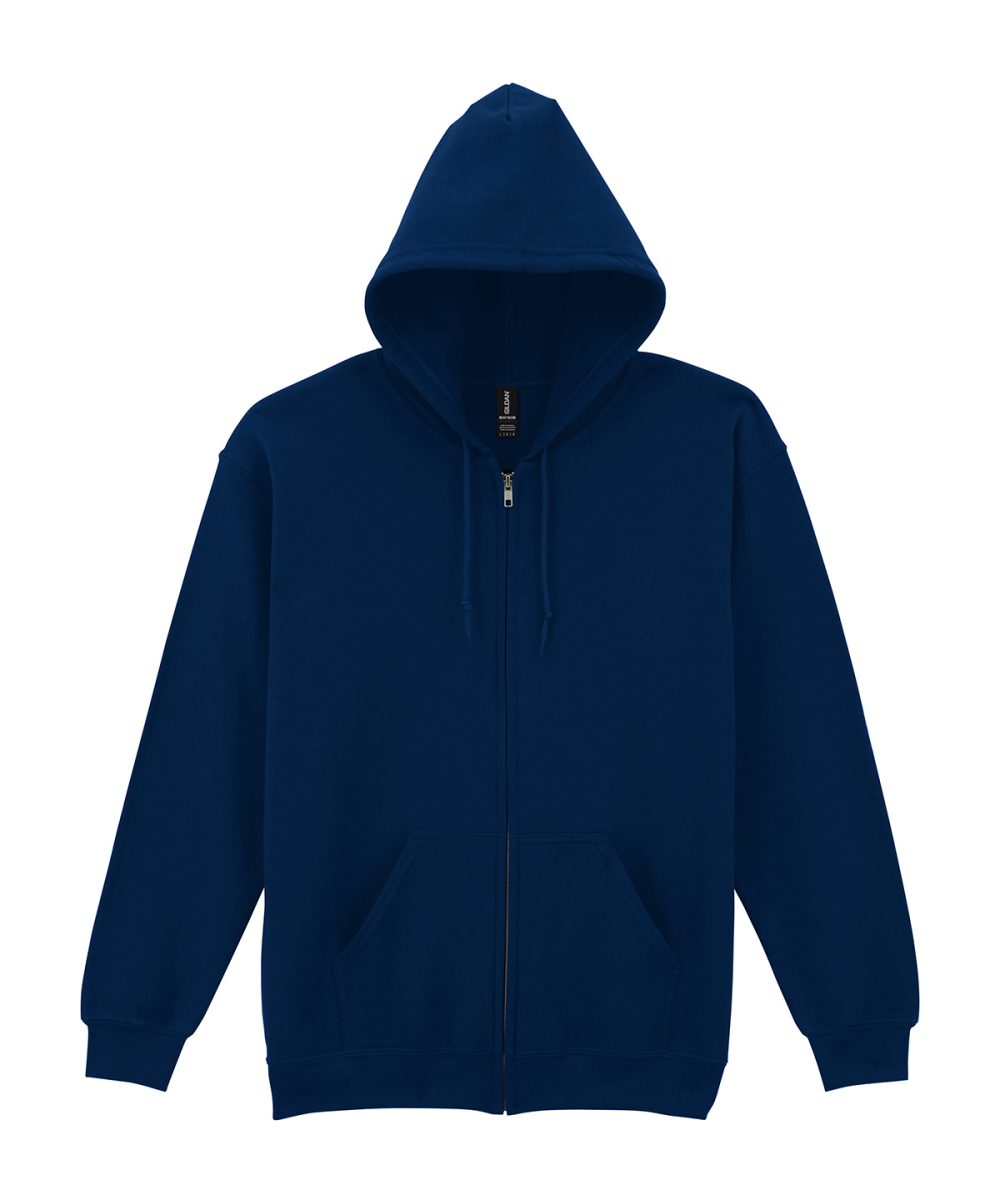 Navy*† Heavy Blend™  full zip hooded sweatshirt