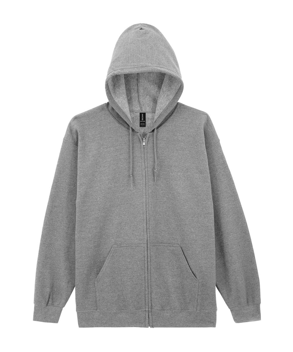 Sport Grey*† Heavy Blend™  full zip hooded sweatshirt