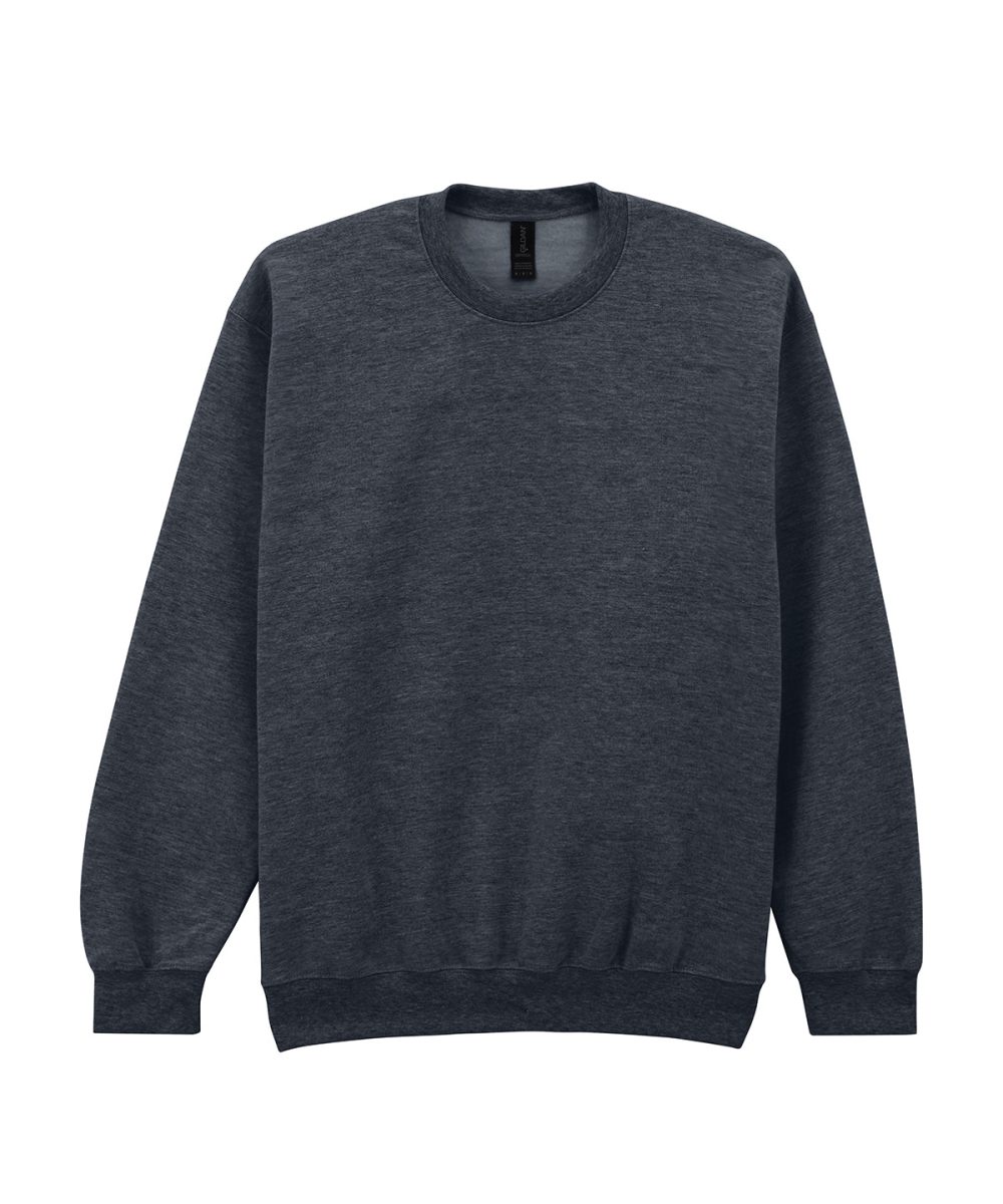 Dark Heather Softstyle™ midweight fleece adult crew neck