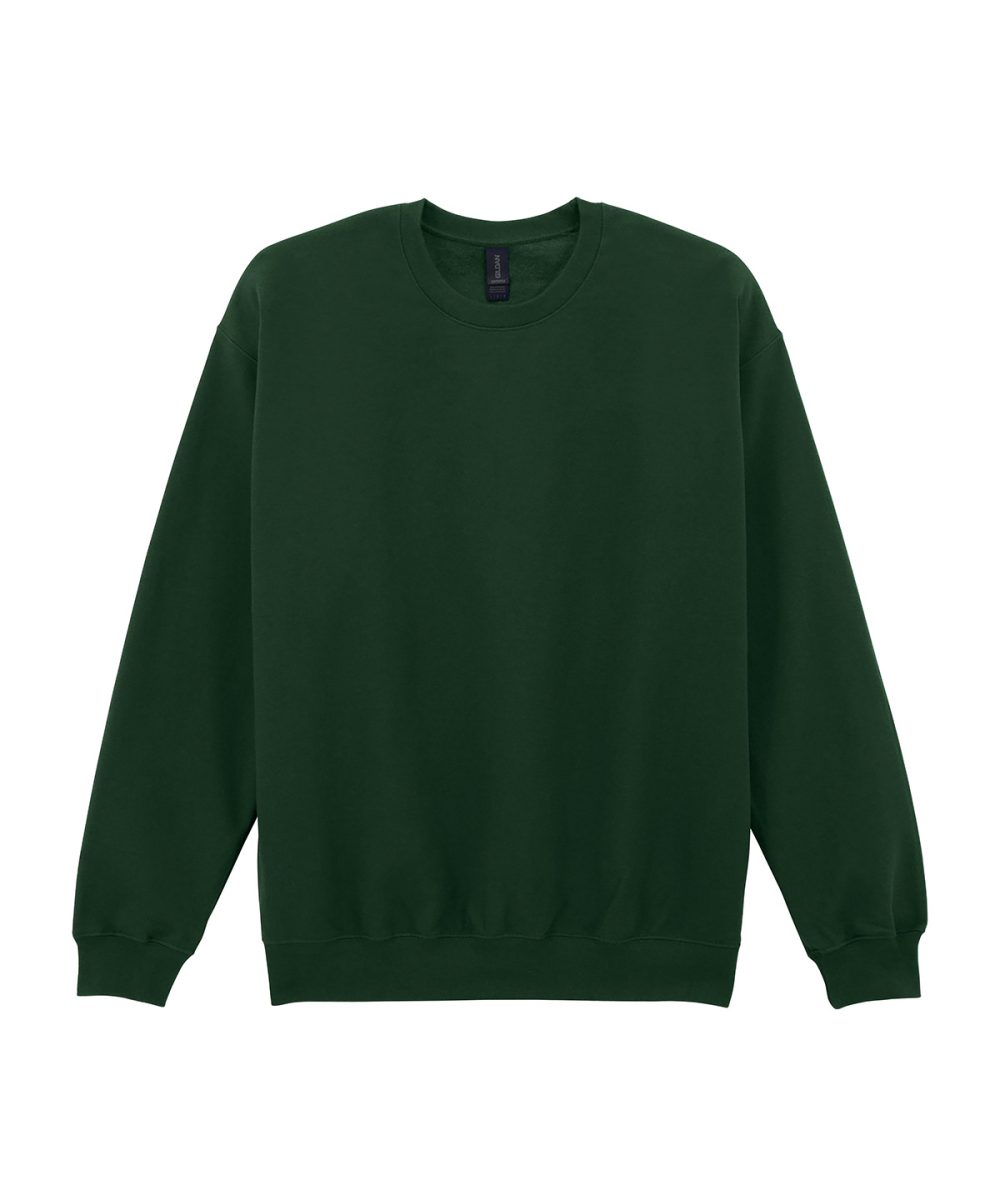 Forest Green Softstyle™ midweight fleece adult crew neck