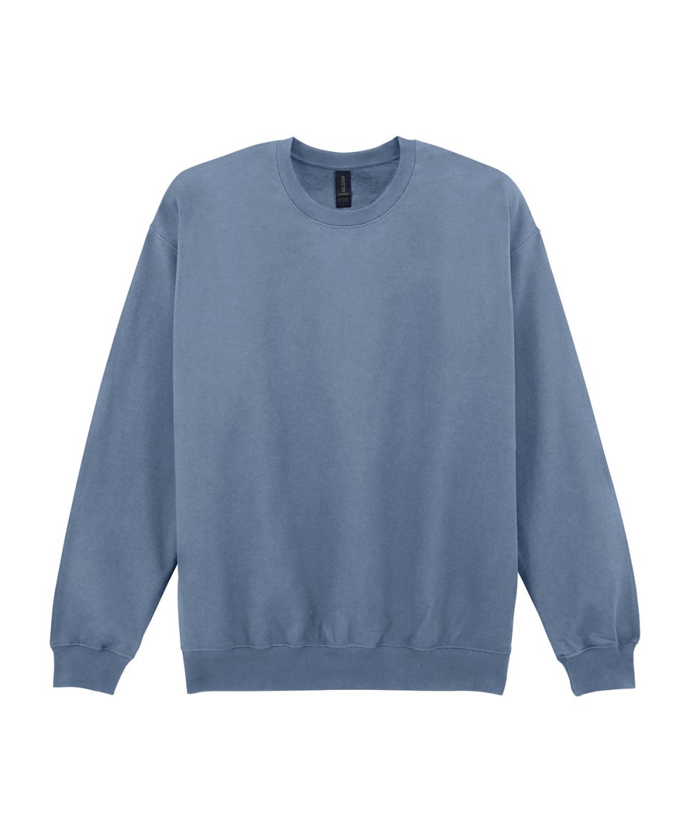 Stone Blue Softstyle™ midweight fleece adult crew neck