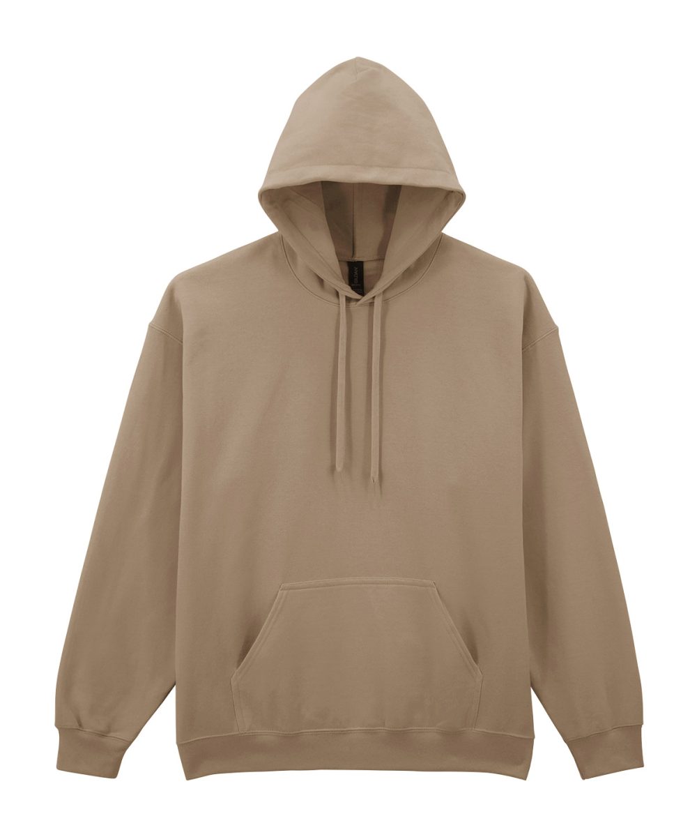 Brown Savana Softstyle™ midweight fleece adult hoodie