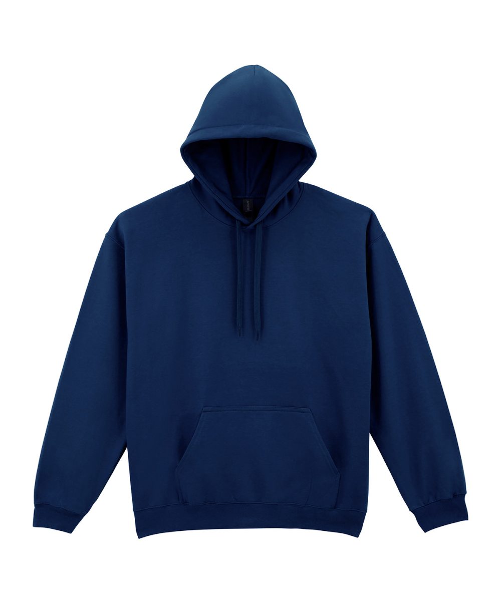 Navy* Softstyle™ midweight fleece adult hoodie