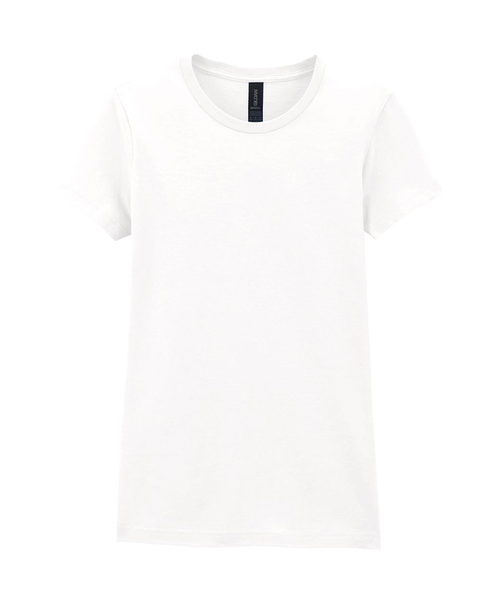 White* Softstyle™ women's ringspun t-shirt