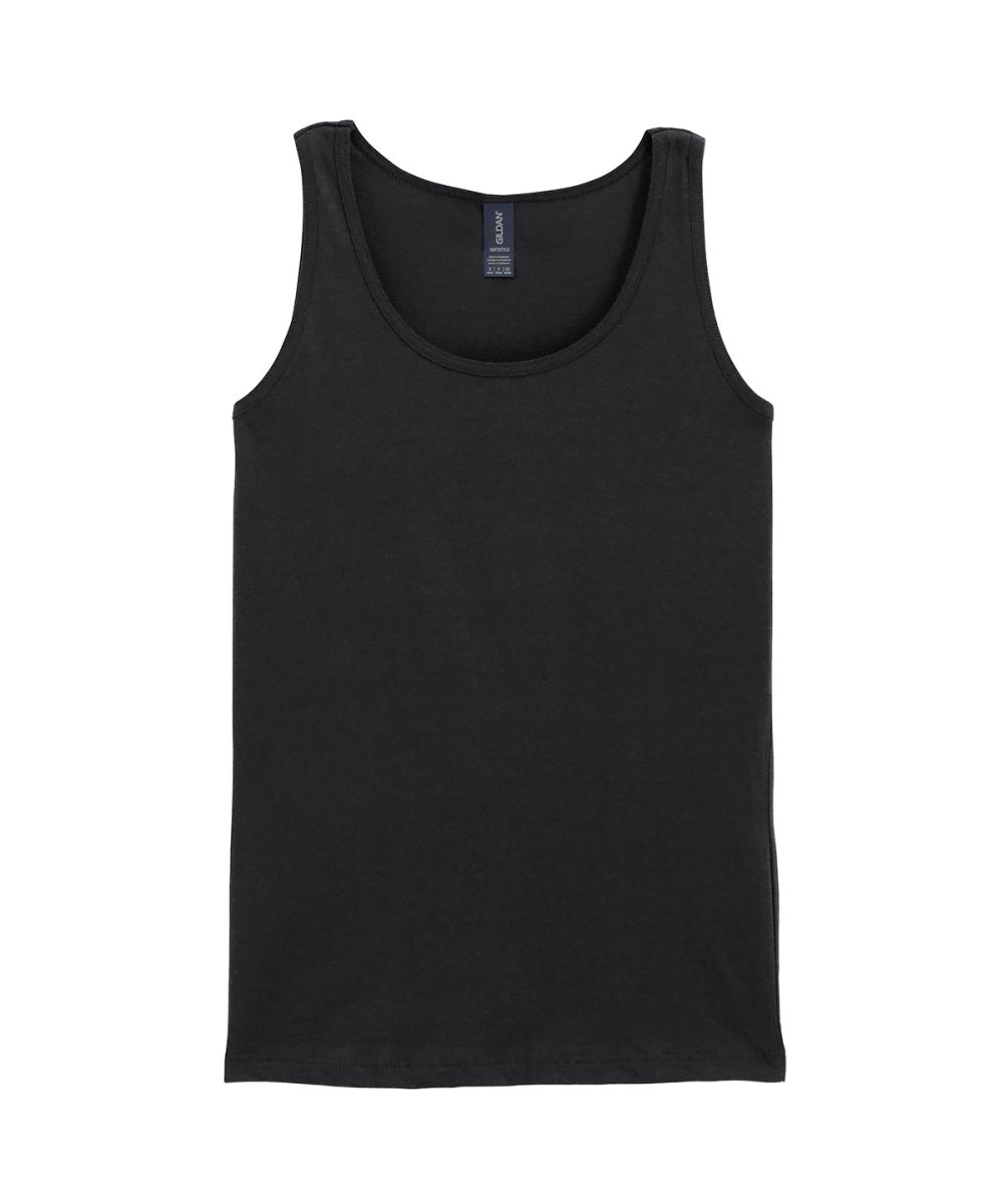 Black Softstyle™ women's tank top