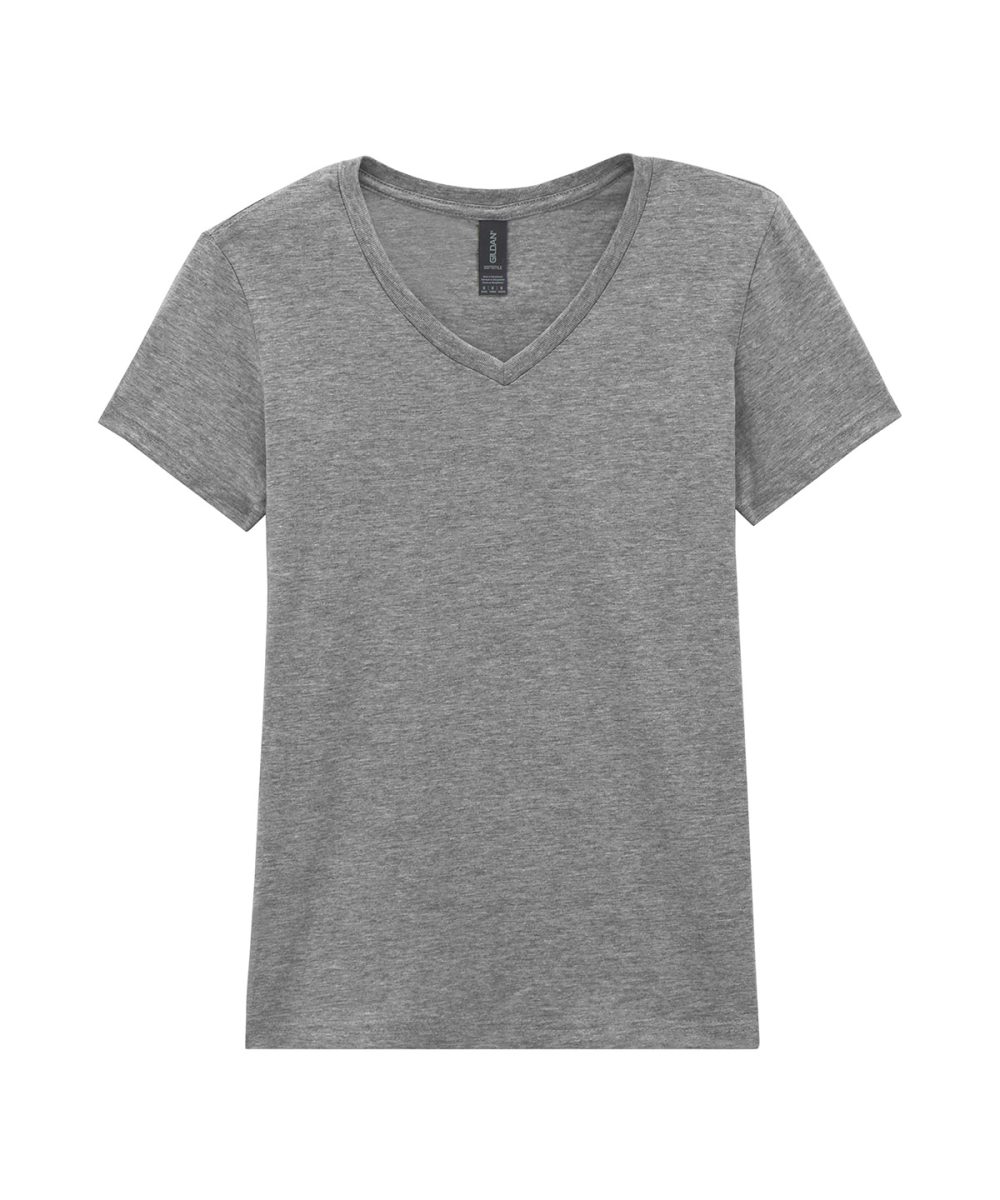 Sports Grey Softstyle™ women's v-neck t-shirt