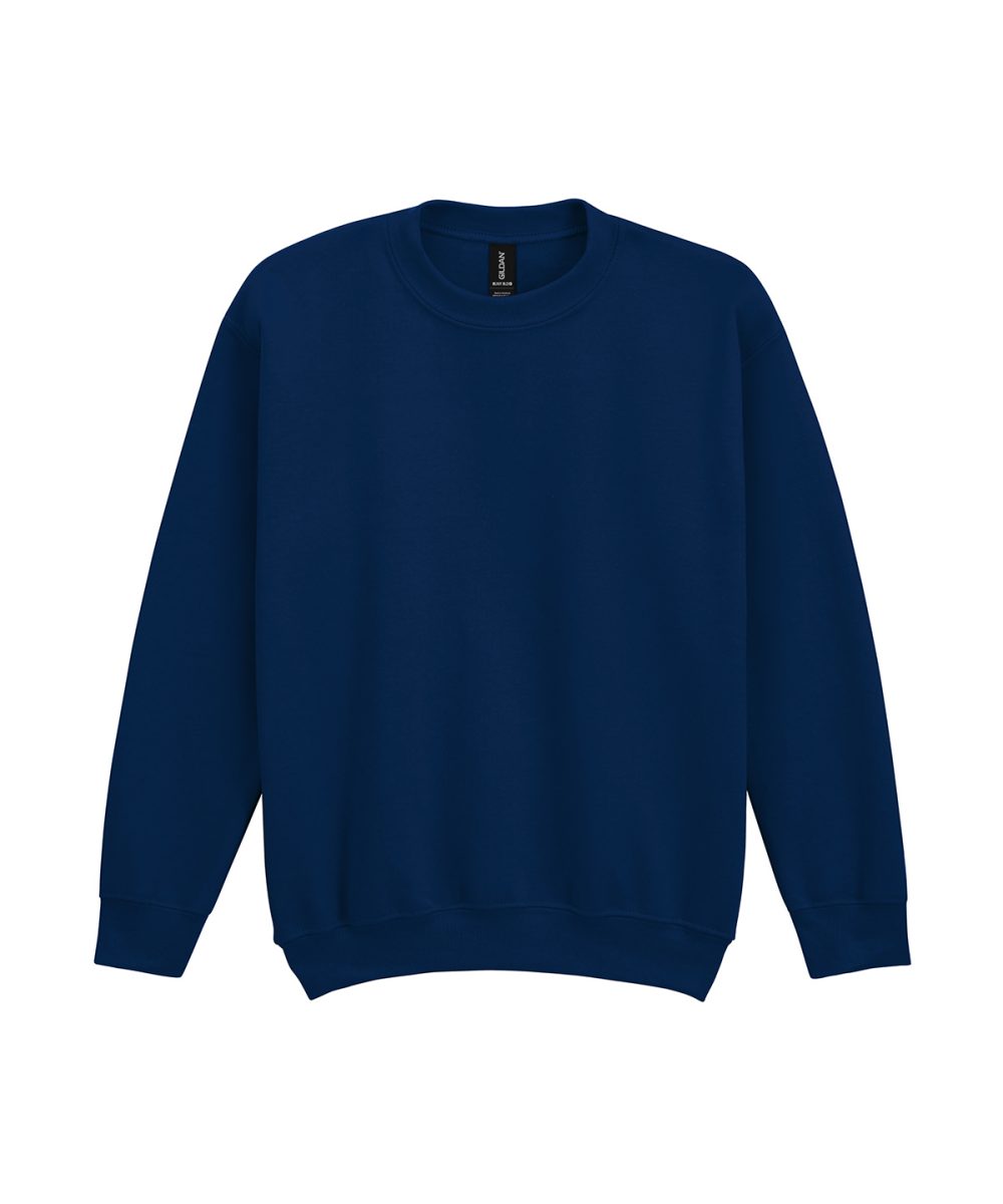 Navy Heavy Blend™ youth crew neck sweatshirt