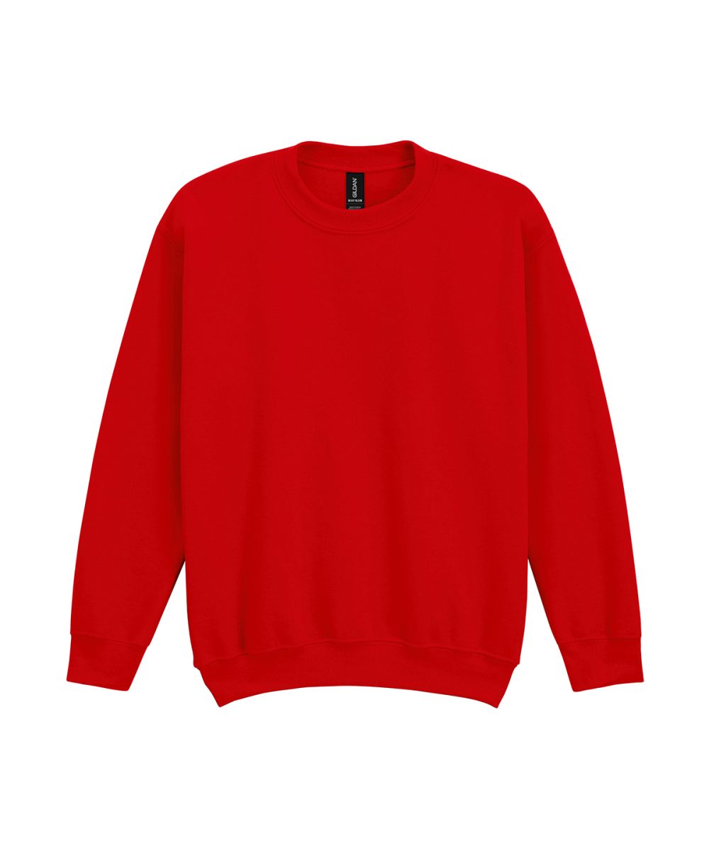 Red Heavy Blend™ youth crew neck sweatshirt