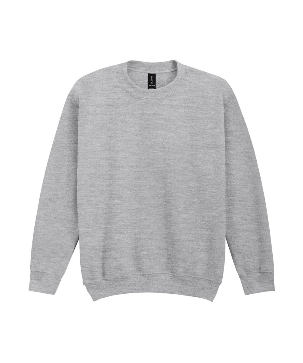 Sport Grey Heavy Blend™ youth crew neck sweatshirt