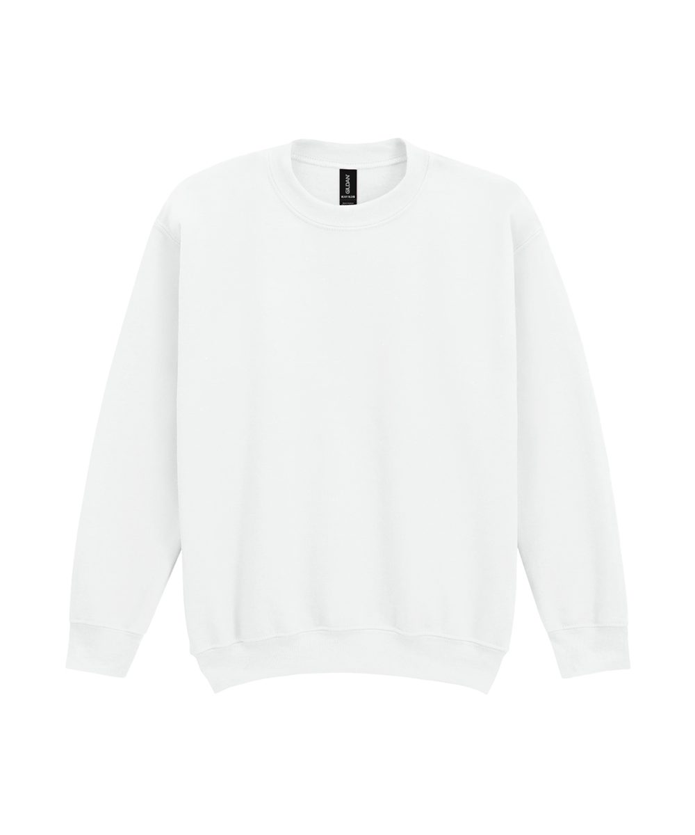 White Heavy Blend™ youth crew neck sweatshirt