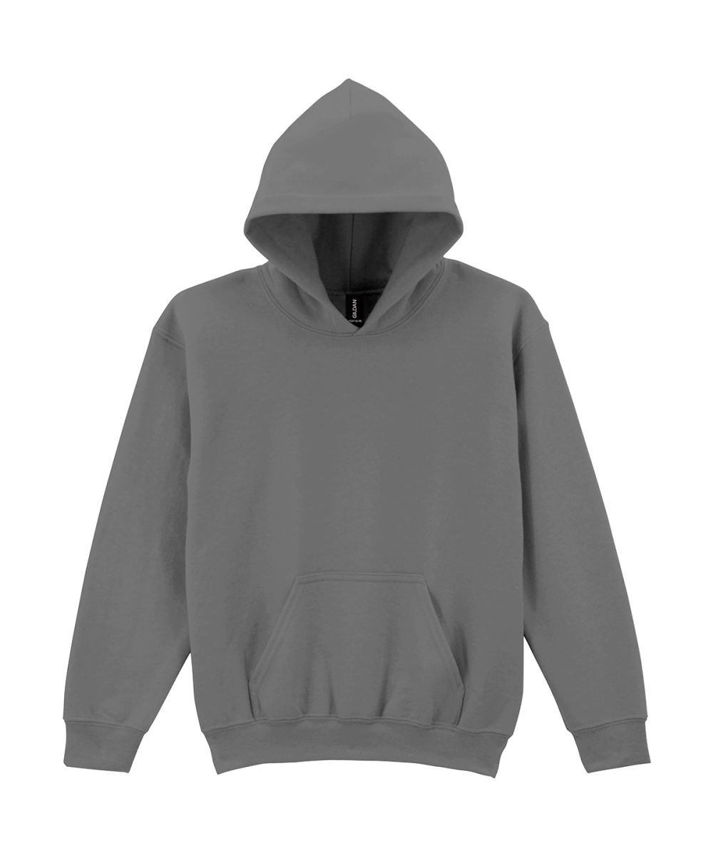 Charcoal Heavy Blend™ youth hooded sweatshirt