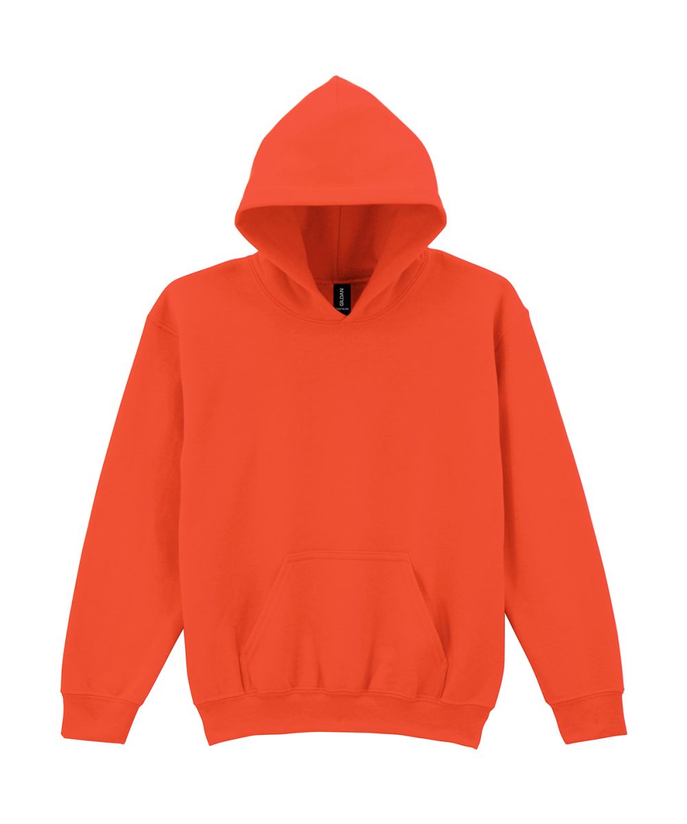 Orange Heavy Blend™ youth hooded sweatshirt