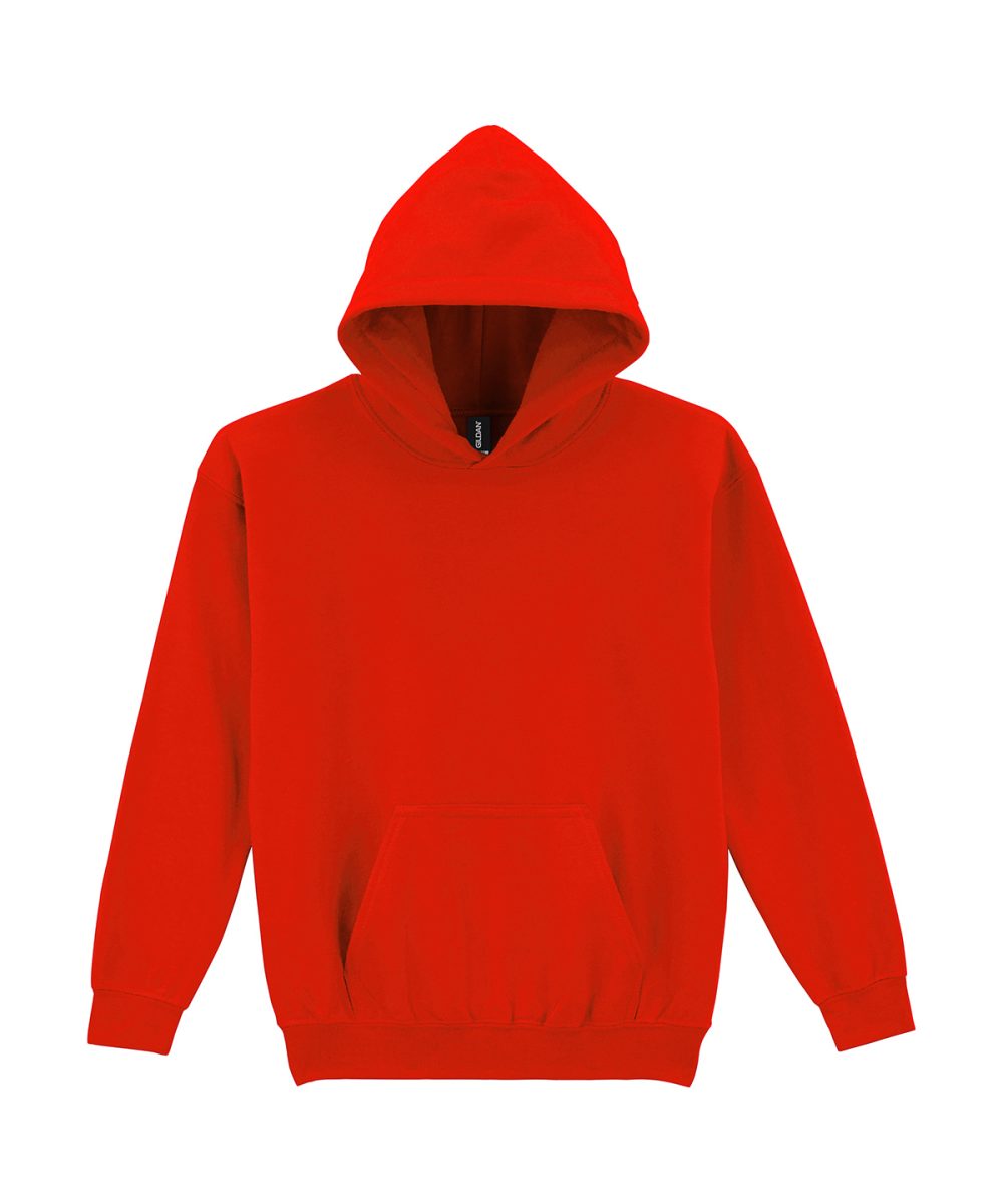 Red Heavy Blend™ youth hooded sweatshirt