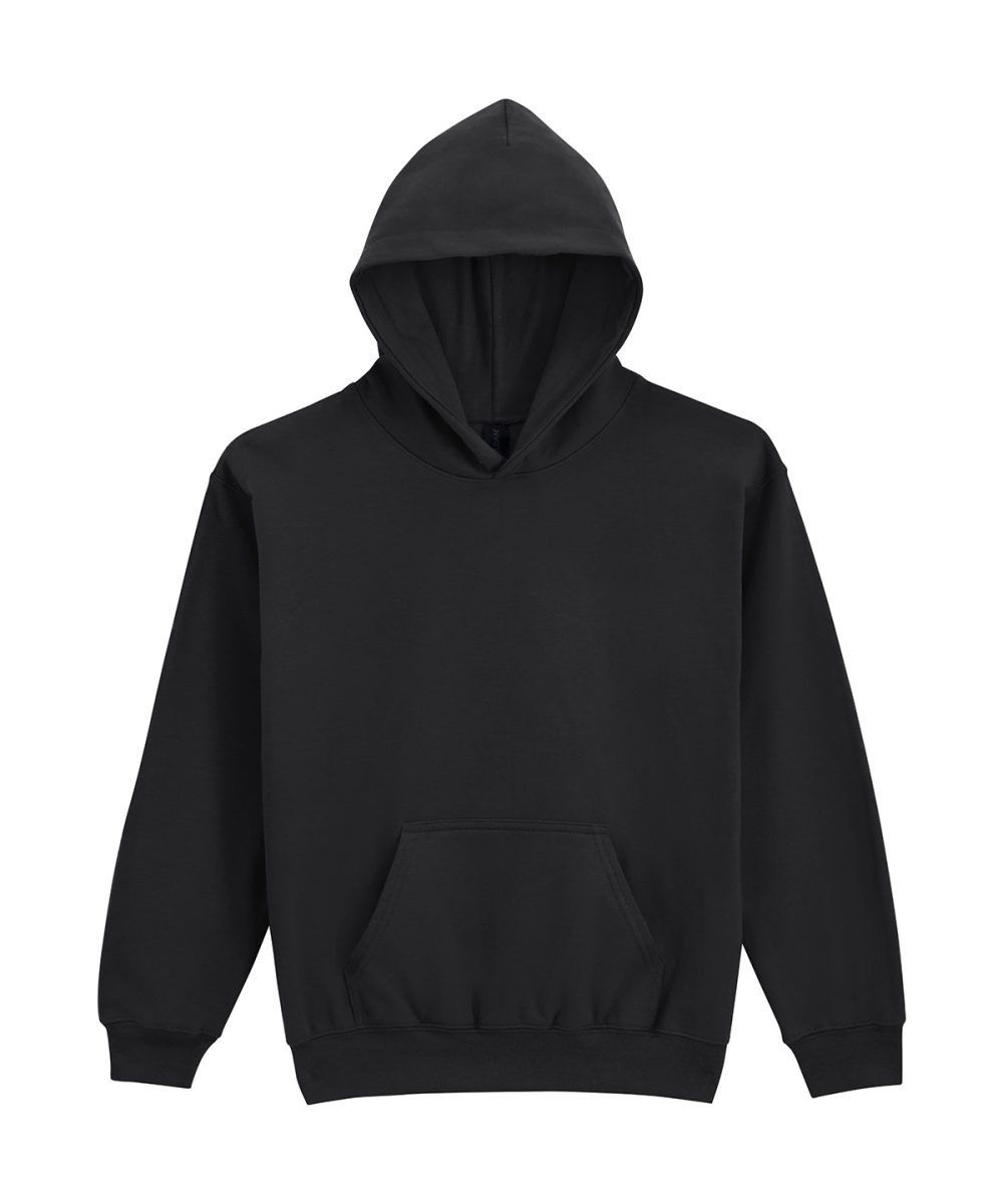 Black Softstyle™ midweight fleece youth hoodie