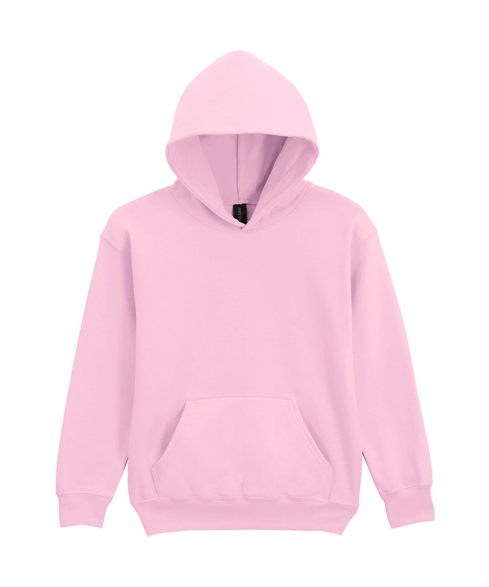 Light Pink Softstyle™ midweight fleece youth hoodie