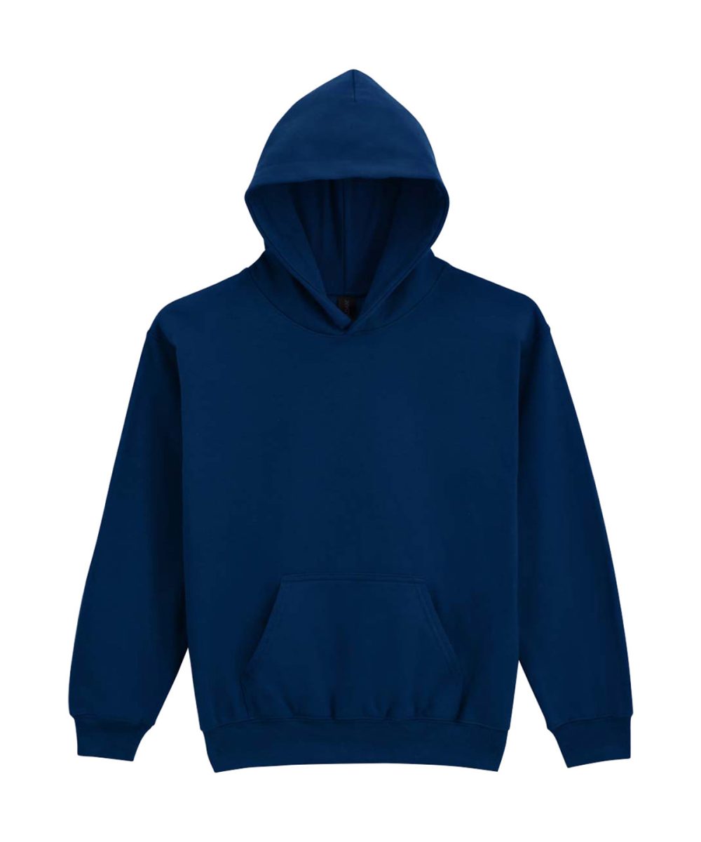 Navy Softstyle™ midweight fleece youth hoodie