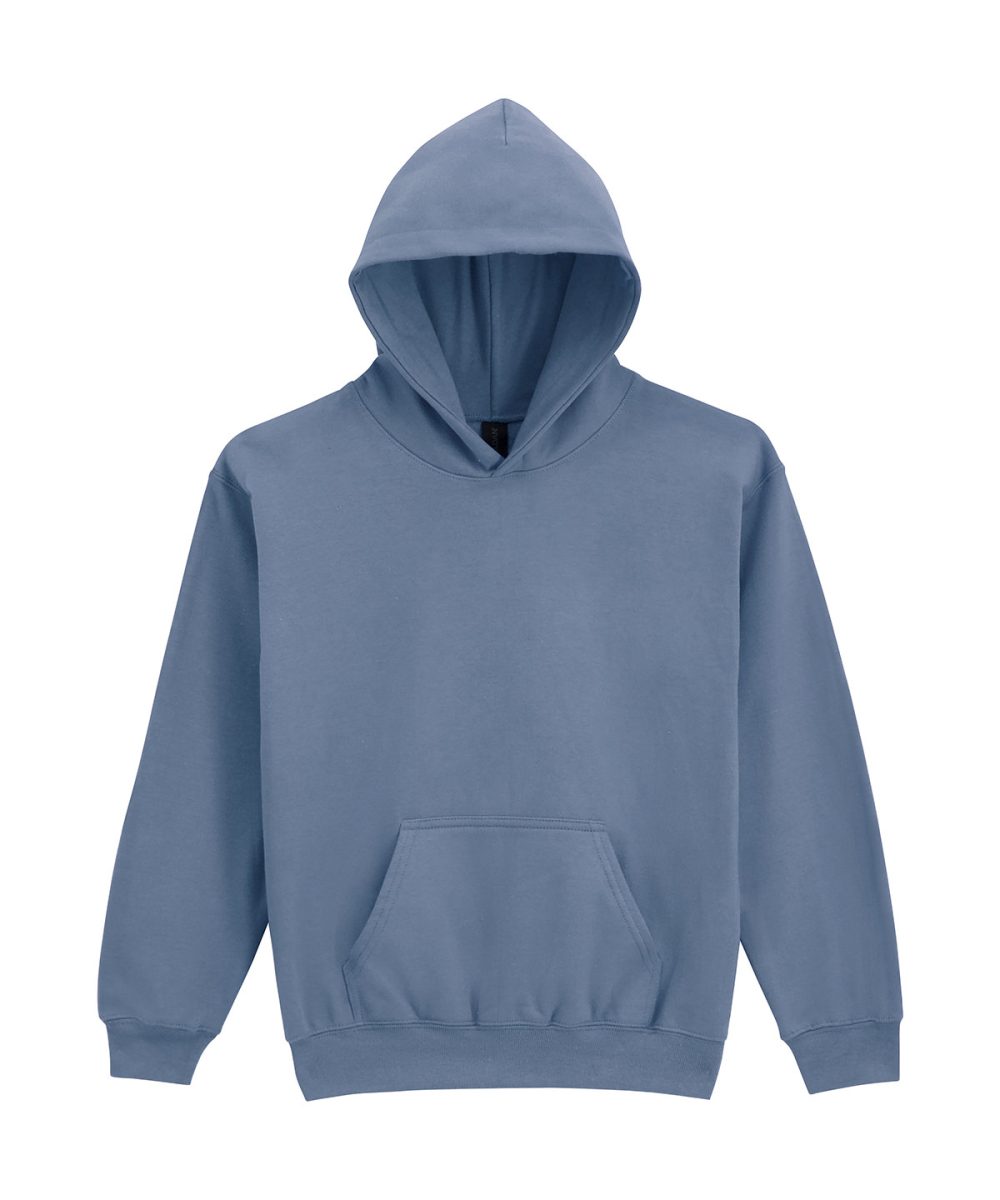 Stone Blue Softstyle™ midweight fleece youth hoodie