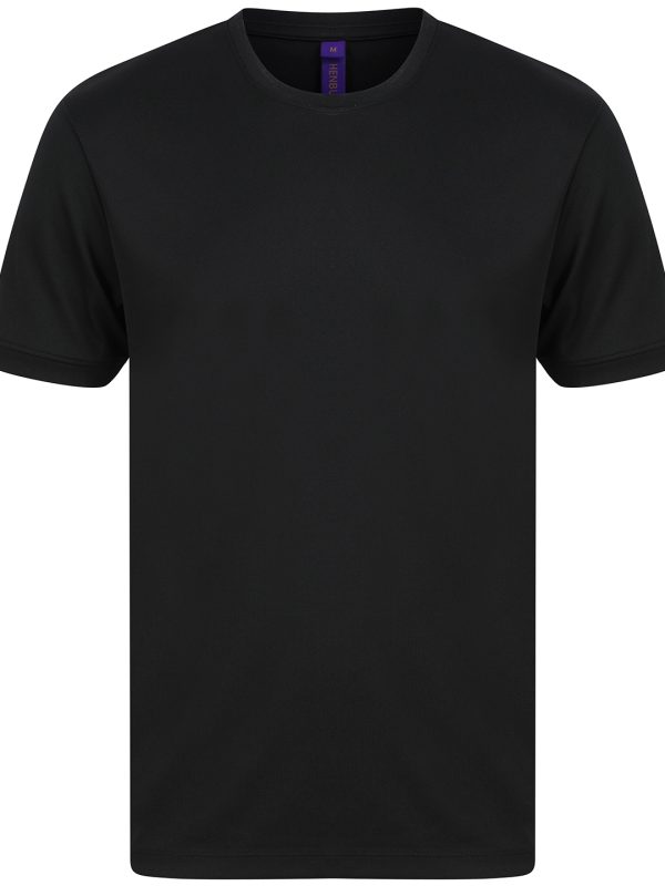 Black Hi Cool performance t-shirt